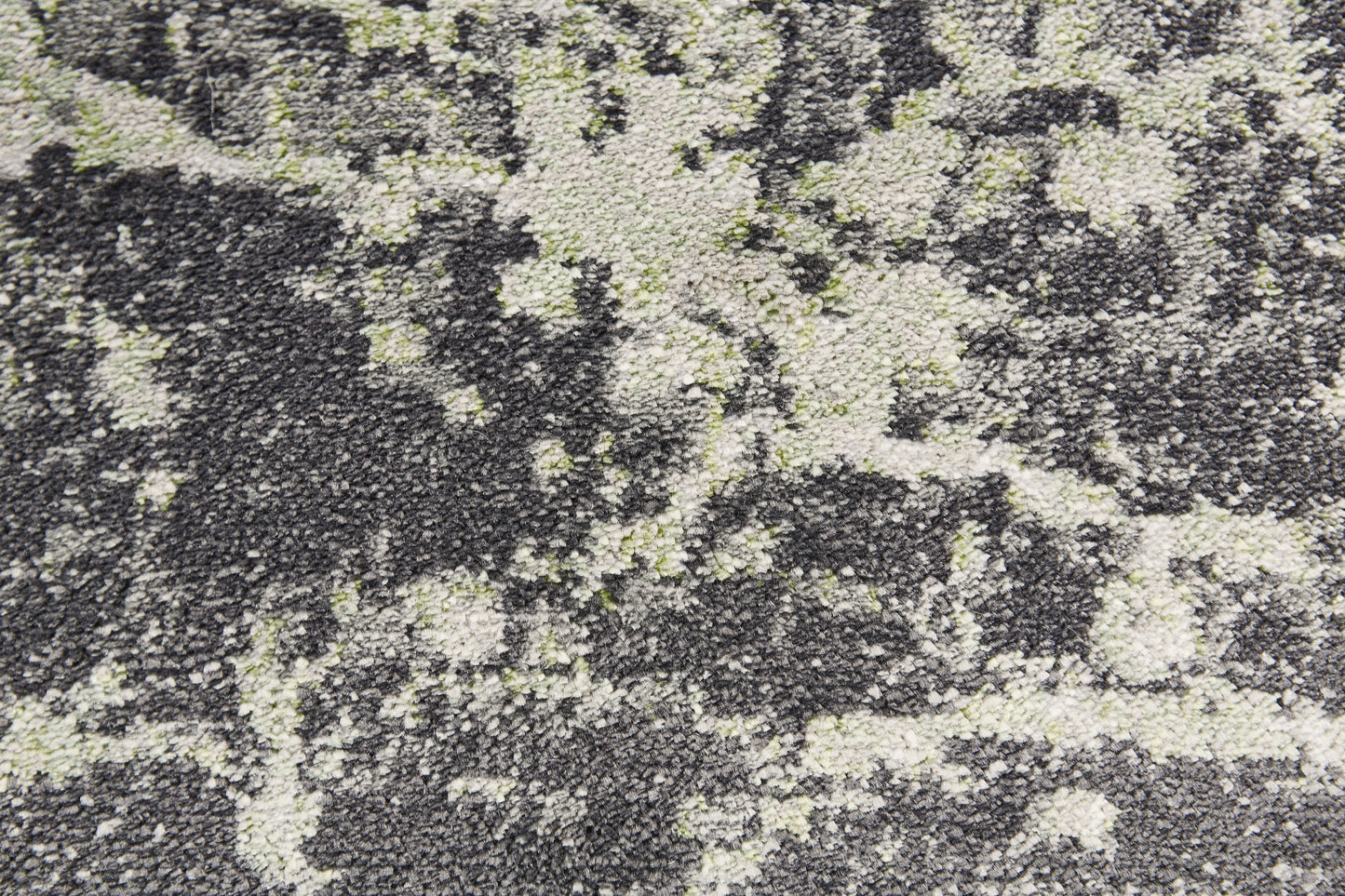 Katari Transitional/Casual Watercolor/Abstract Gray/Green/Ivory - Feizy Rug