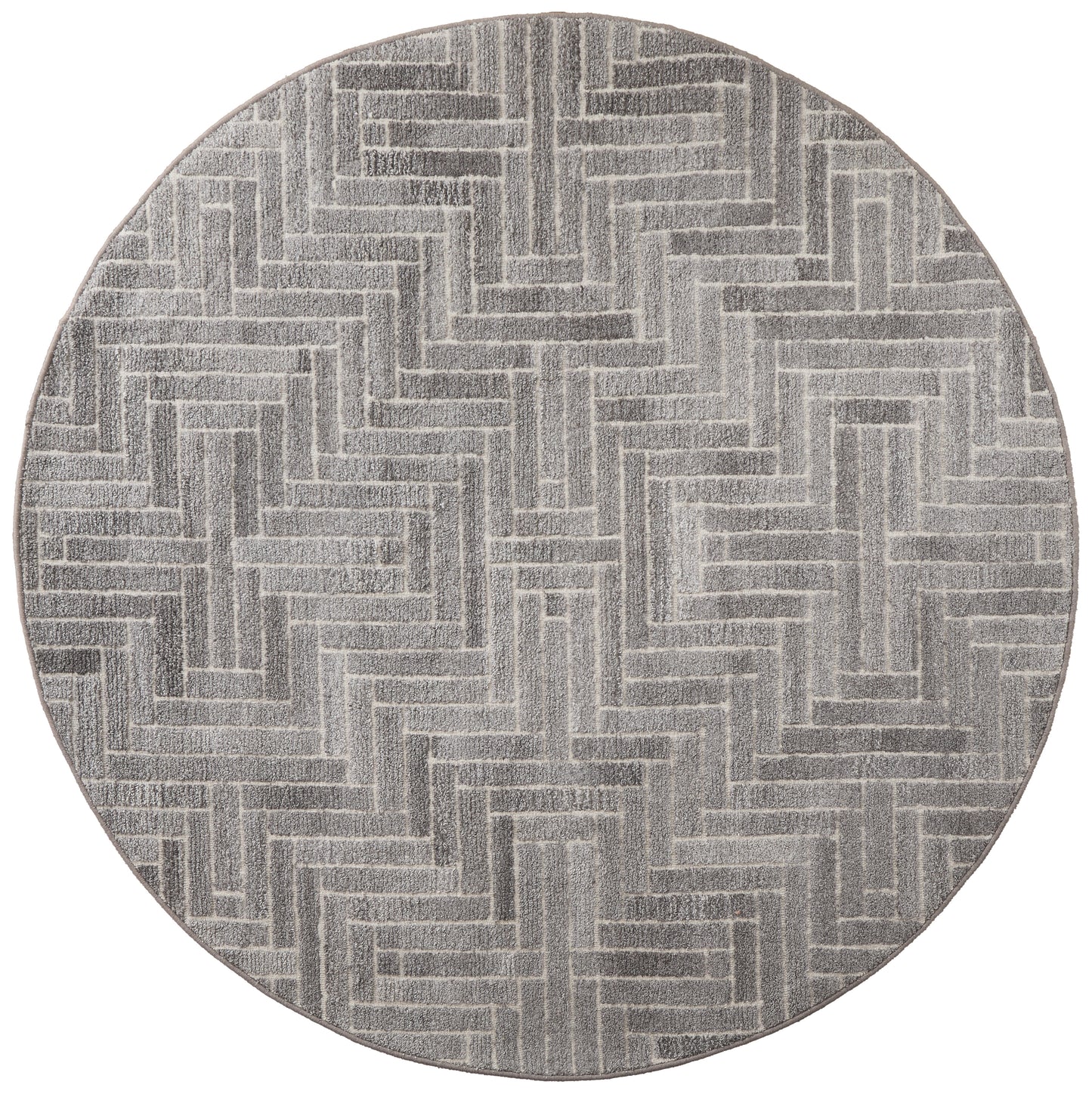 Asher Transitional/Casual/Industrial Geometric/Diamond Taupe/Gray/Tan - Feizy Rug