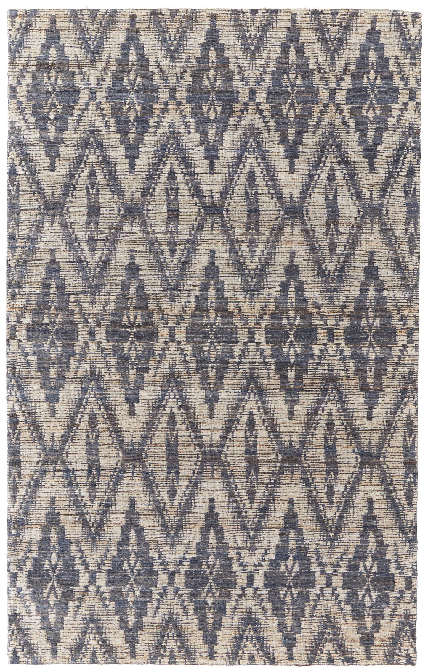 Lilliana Transitional/Bohemian & Eclectic/Farmhouse Geometric/Diamond/Ikat Gray/Tan - Feizy Rug
