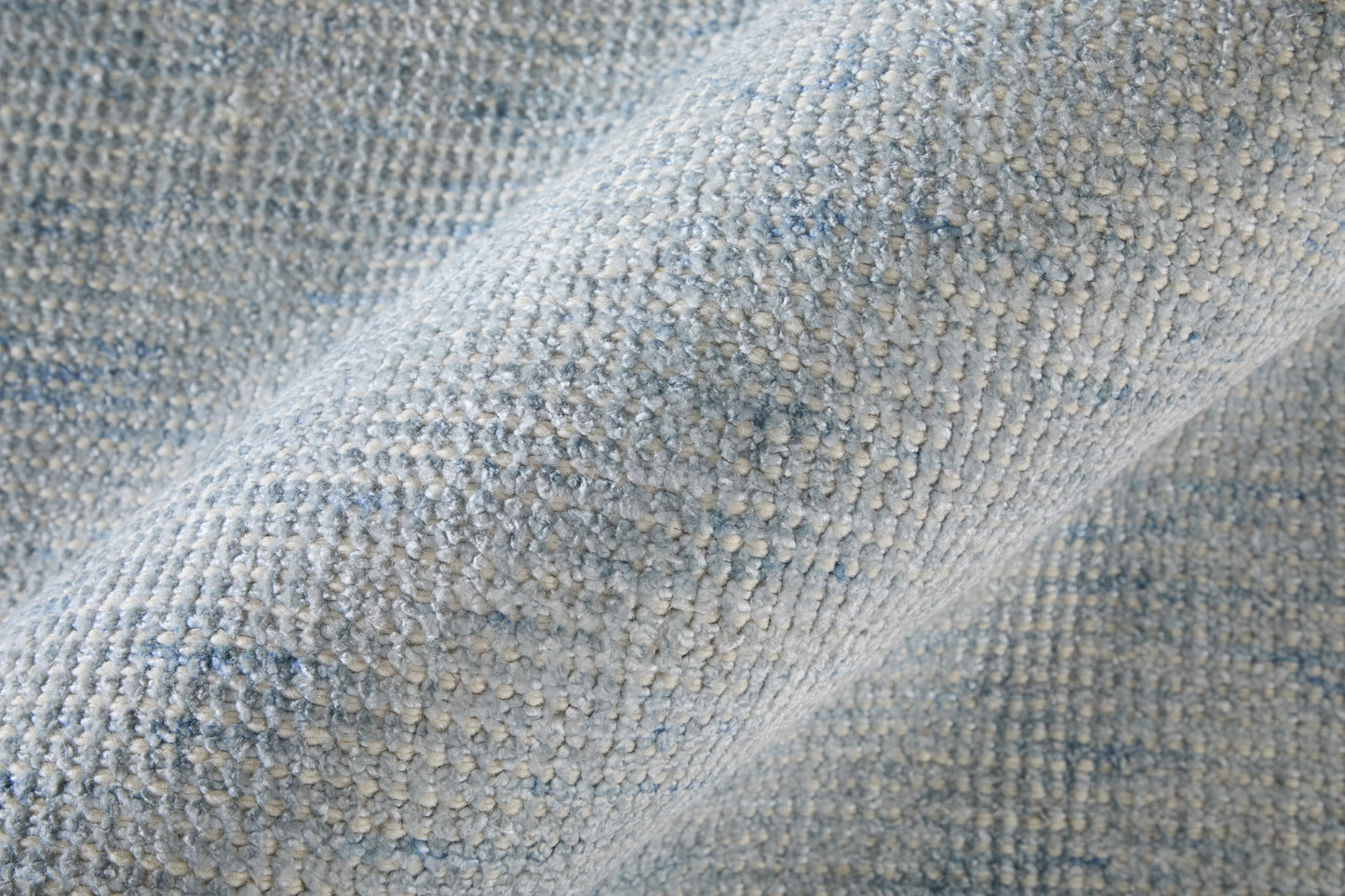 Fleetwood Modern/Casual Solid Gray/Ivory - Feizy Rug