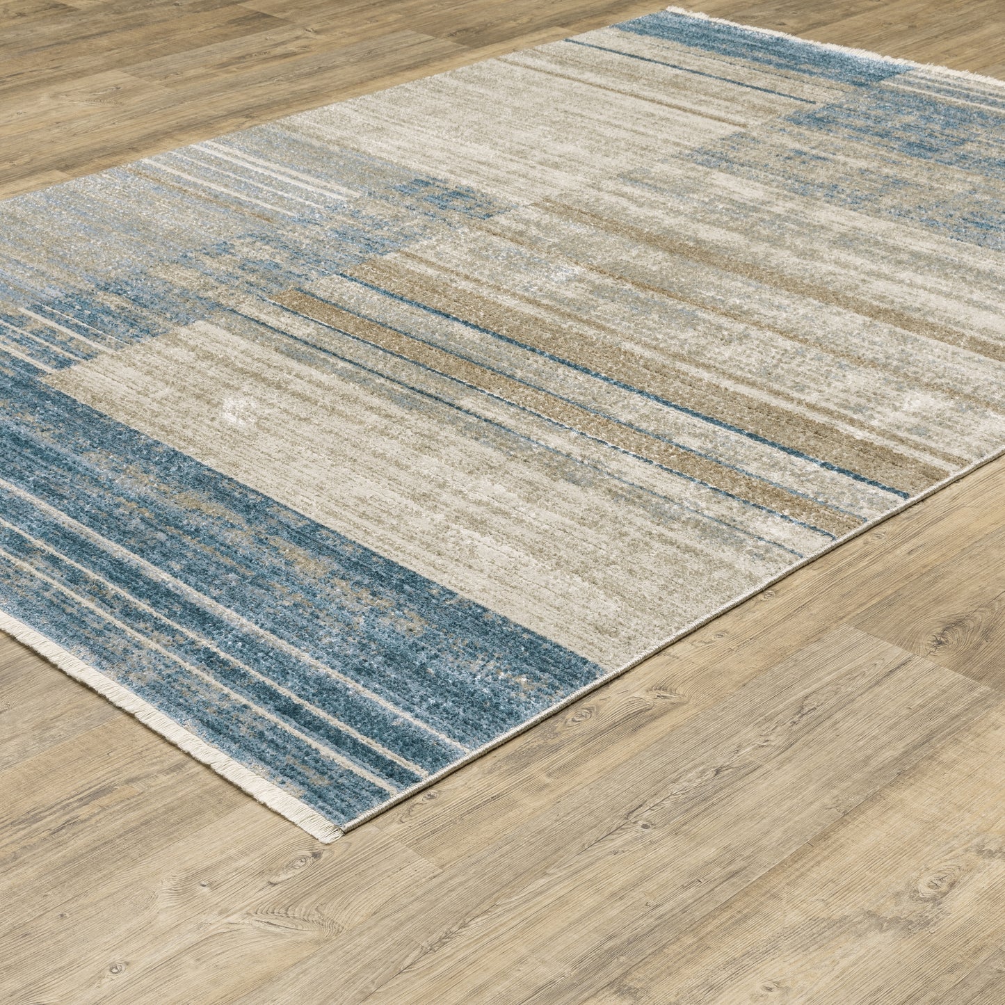 BAUER 090B2 Blue Rug - ORIENTAL WEAVERS