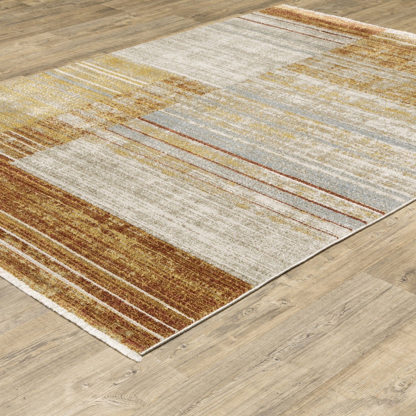 BAUER 090R2 Rust Rug - ORIENTAL WEAVERS