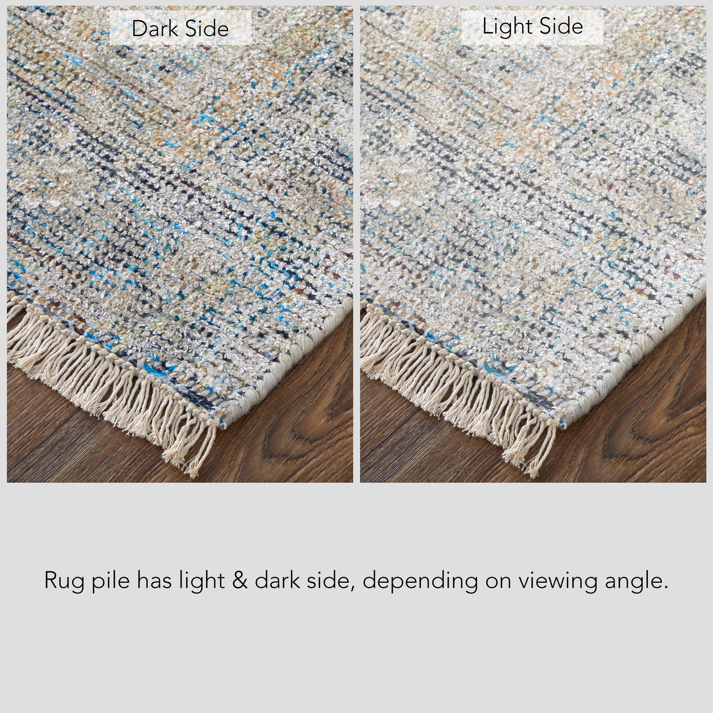 Caldwell Transitional/Bohemian & Eclectic/Vintage Blue/Gray/Tan Area Rug