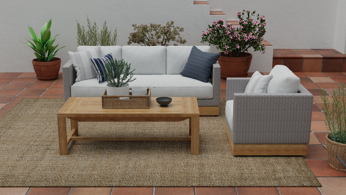 Naples Transitional/Casual/Nautical & Coastal Solid/Stripes Brown - Feizy Rug
