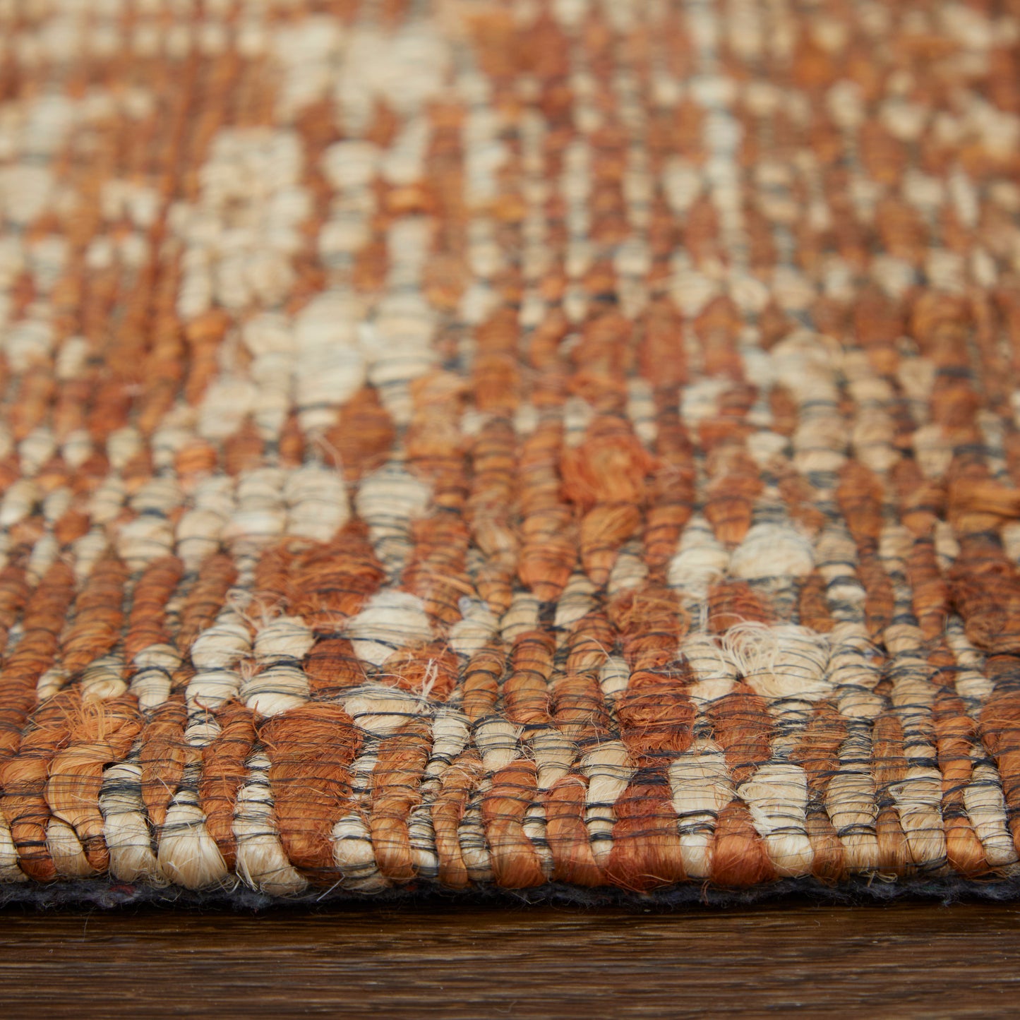 Lilliana Transitional/Farmhouse Geometric/Diamond Orange/Tan - Feizy Rug