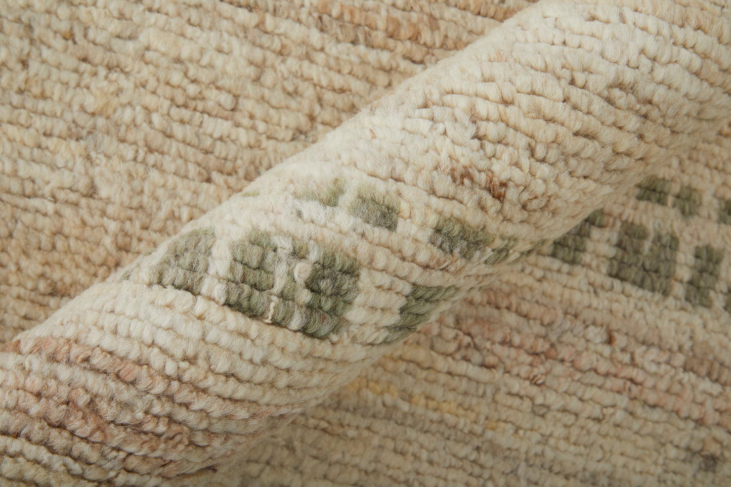 Kasbah Modern/Casual/Scandinavian Abstract/Stripes Tan/Red/Green - Feizy Rug