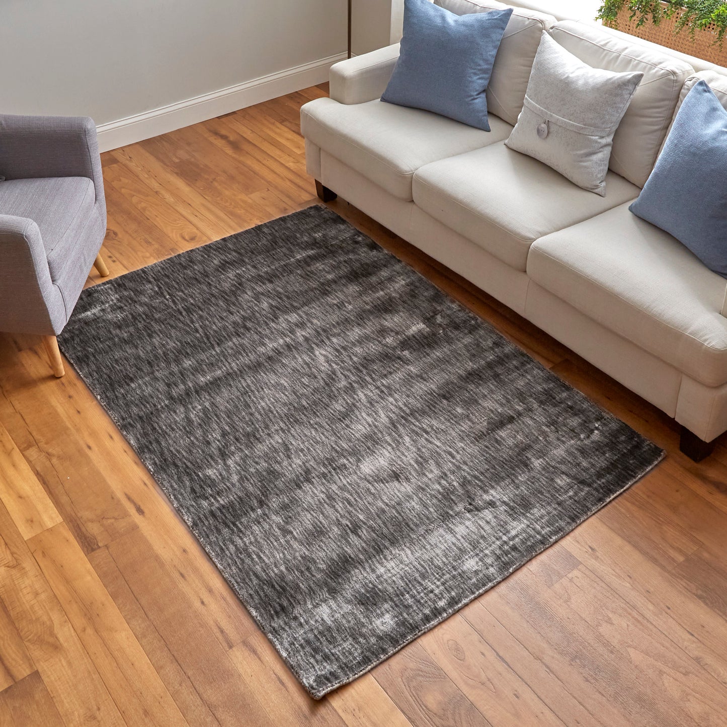 Marlowe Modern/Casual/Industrial Chevron/Abstract/Gradient & Ombre Gray/Taupe - Feizy Rug