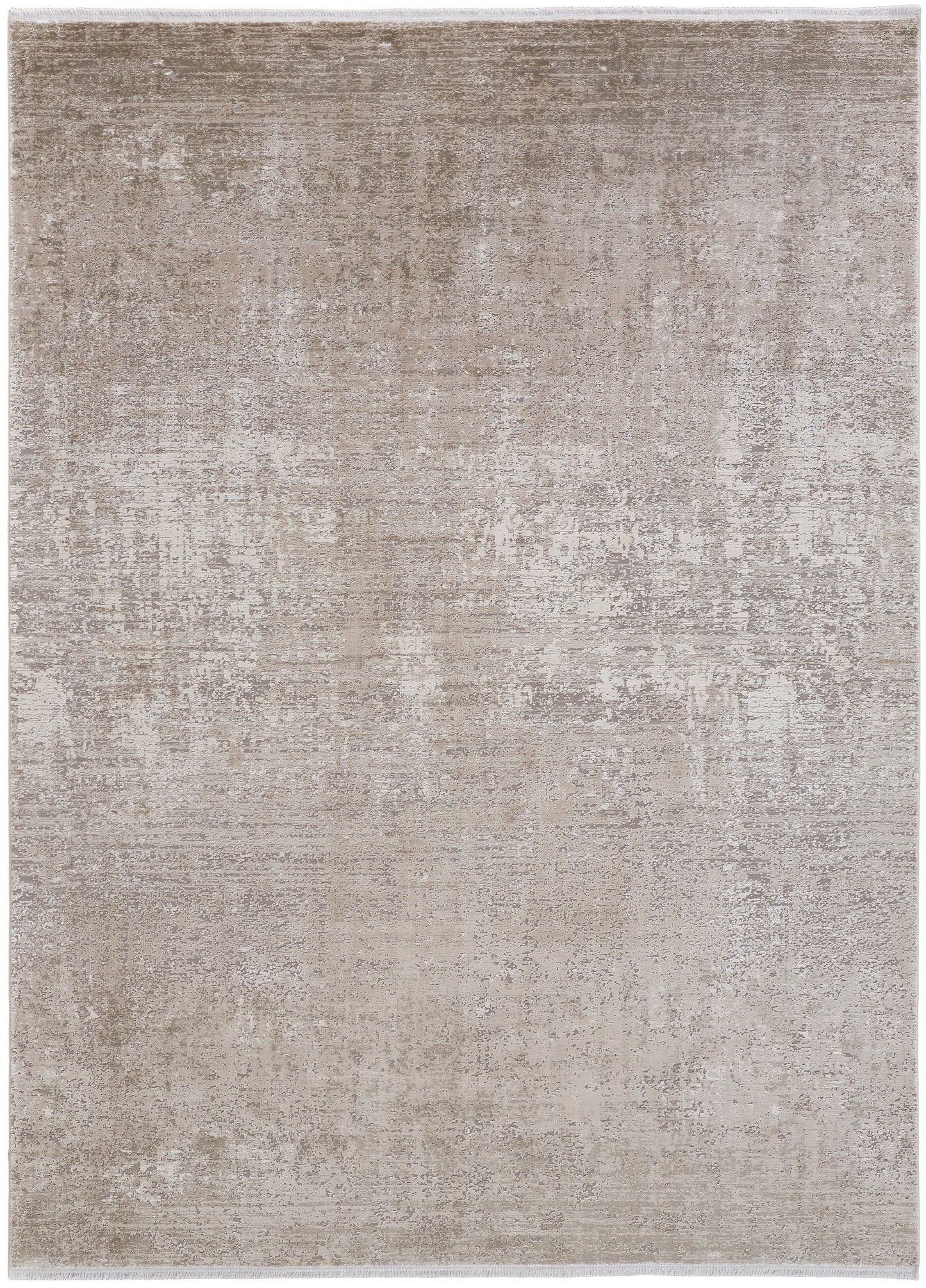 Cadiz Modern/Casual Tan/Ivory/Gray Accent Rug