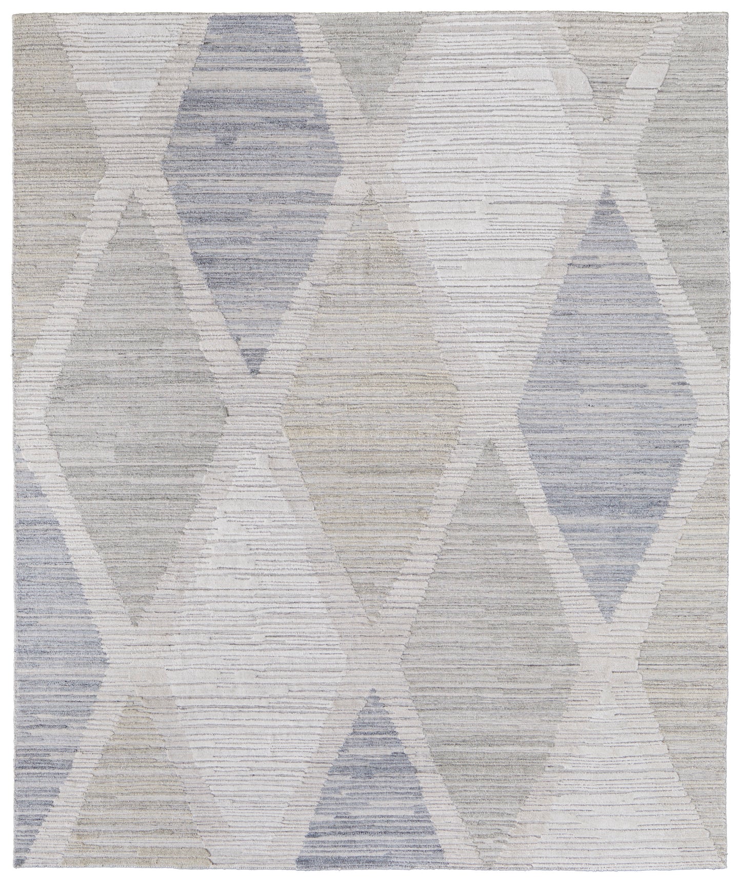 Elias Modern/Casual/Bohemian & Eclectic Ivory/Blue/Brown Area Rug