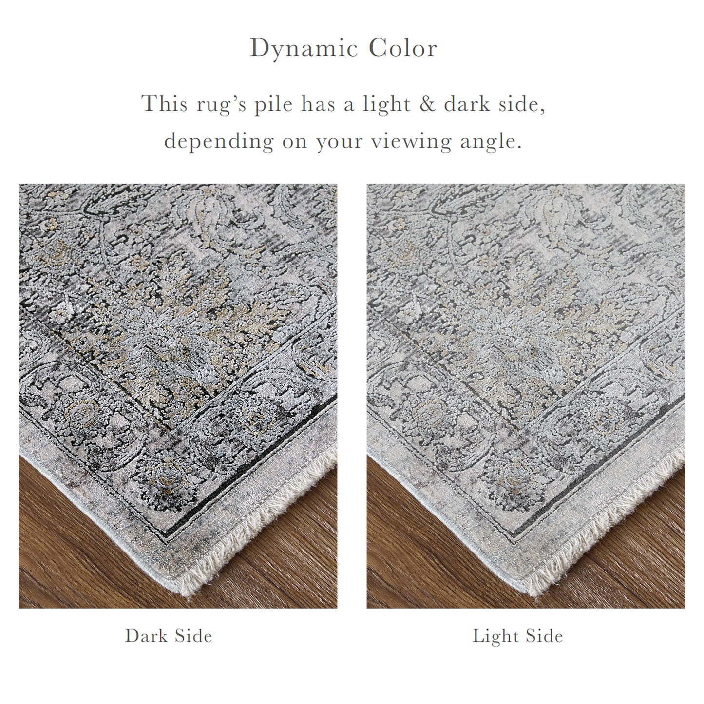 Sarrant Transitional/Farmhouse/Casual Gray/Silver/Tan Accent Rug