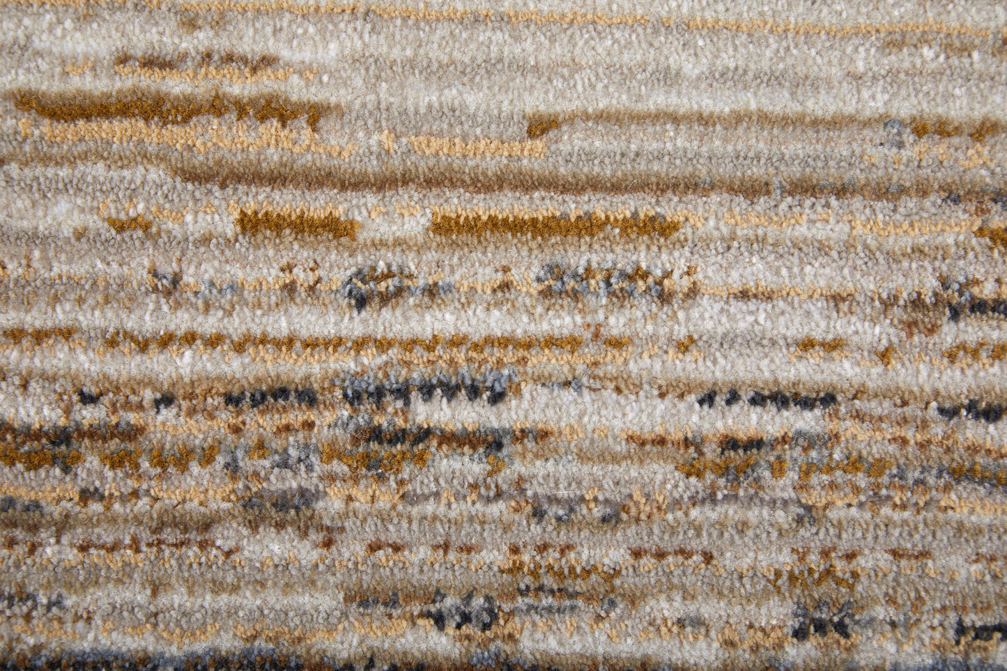 Deja Modern/Casual/Natural Distressed/Abstract Ivory/Brown/Tan - Feizy Rug
