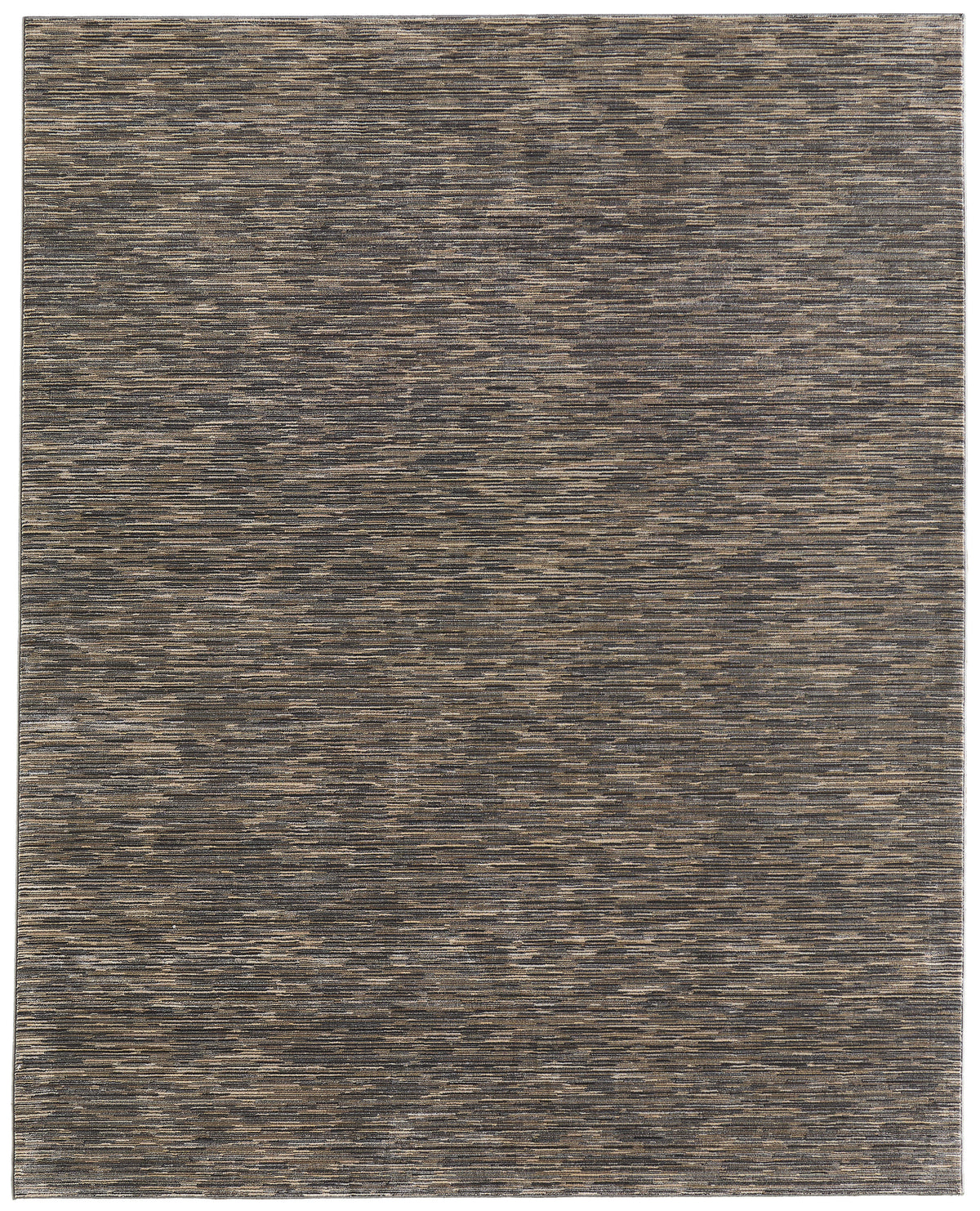 Priestley Modern Solid/Stripes Taupe - Feizy Rug