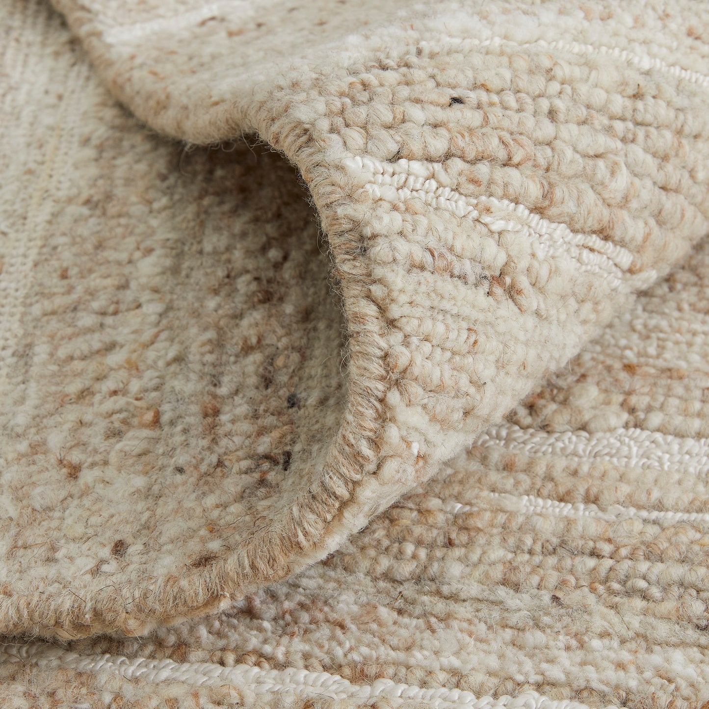 Navaro Modern/Scandinavian/Natural Ivory Area Rug