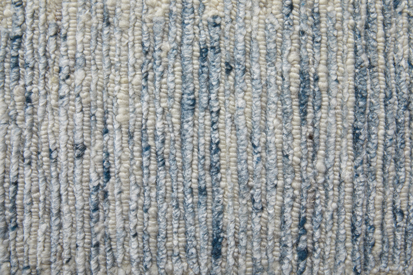 Brighton Modern/Casual/Global Ivory/Blue/Silver Area Rug