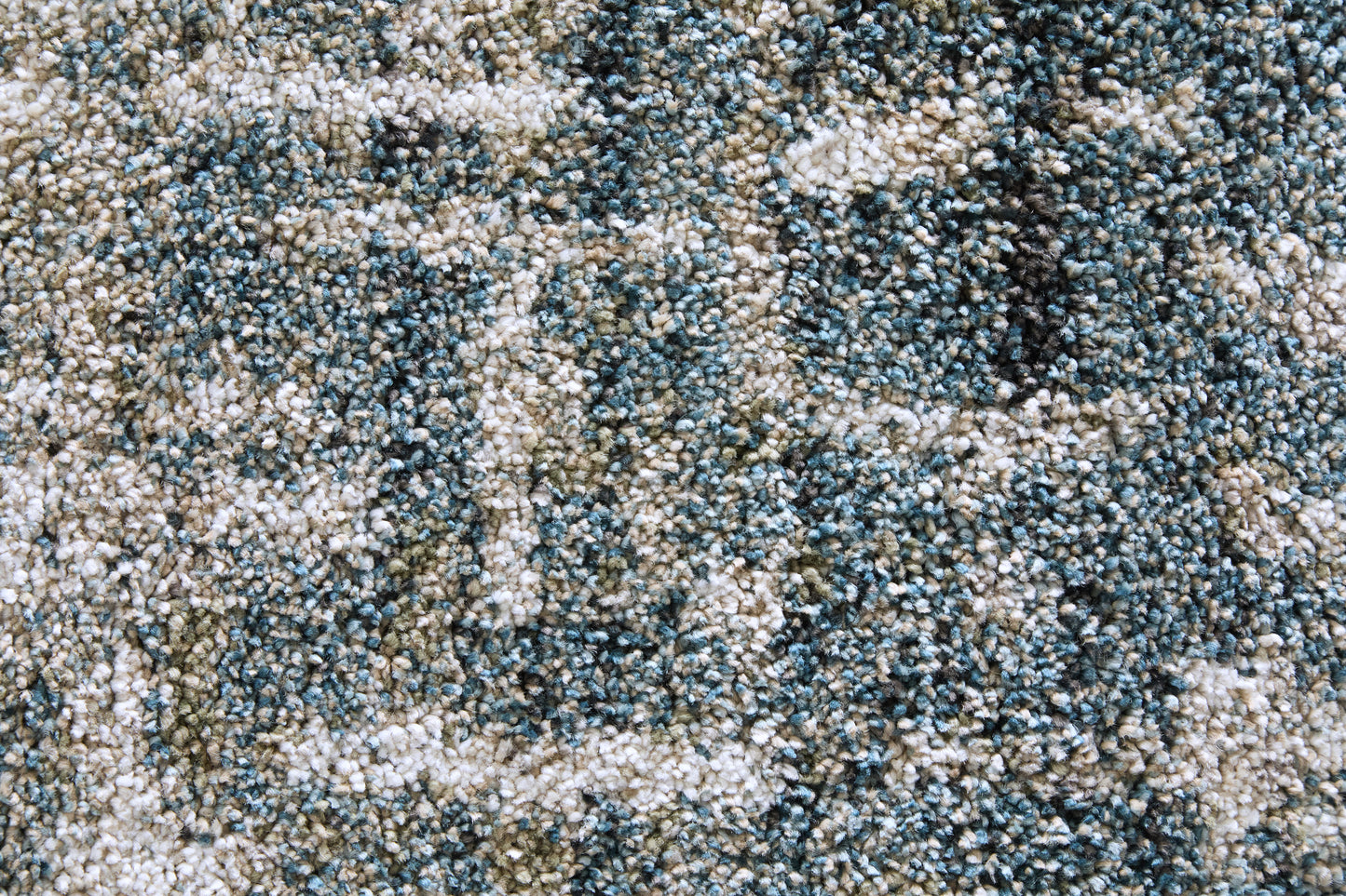 Richmond Modern/Industrial Abstract/Distressed Ivory/Blue/Green - Feizy Rug