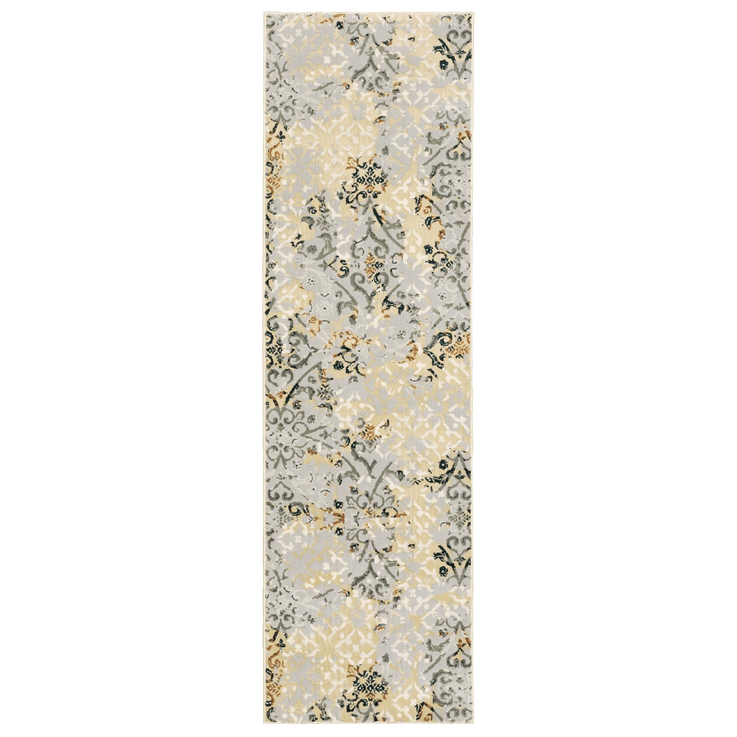 BOWEN 108W2 Grey Rug - ORIENTAL WEAVERS