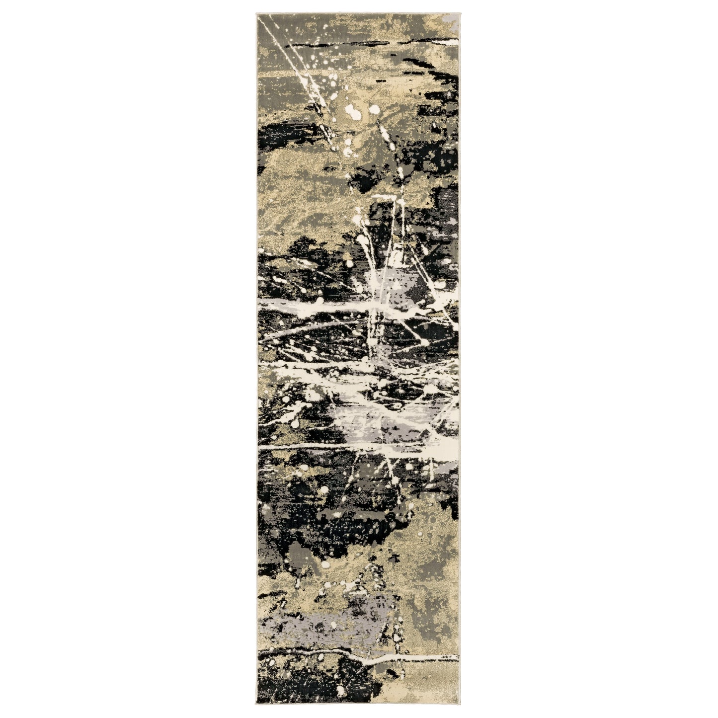 BOWEN 109E2 Black Rug - ORIENTAL WEAVERS