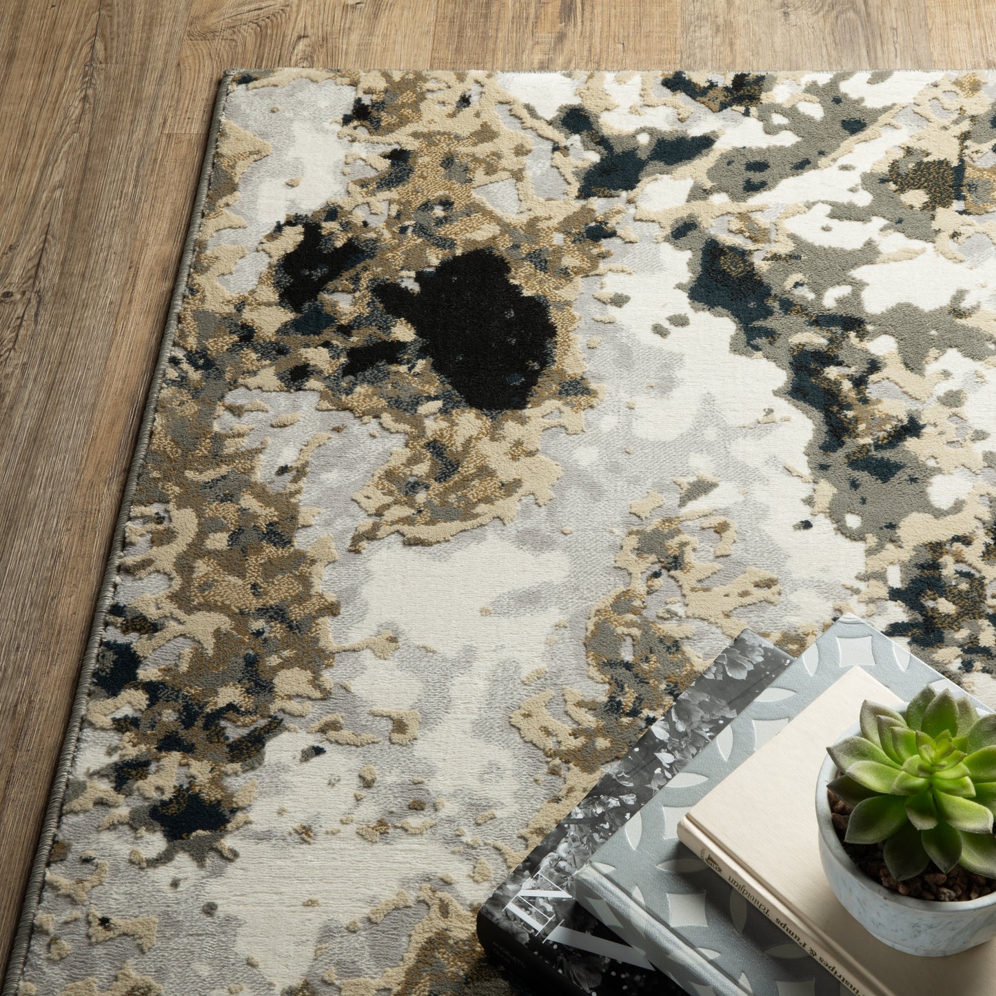 BOWEN 1808Q Navy Rug - ORIENTAL WEAVERS