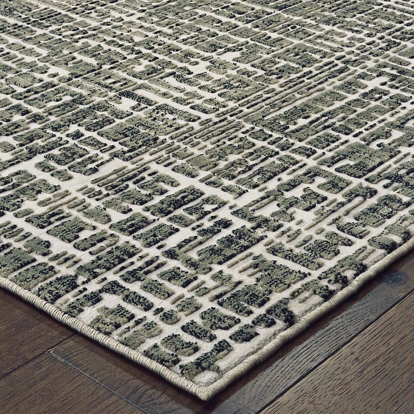 BOWEN 2066W Grey Rug - ORIENTAL WEAVERS