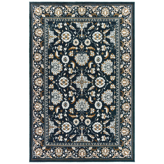 BOWEN 534L2 Navy Rug - ORIENTAL WEAVERS