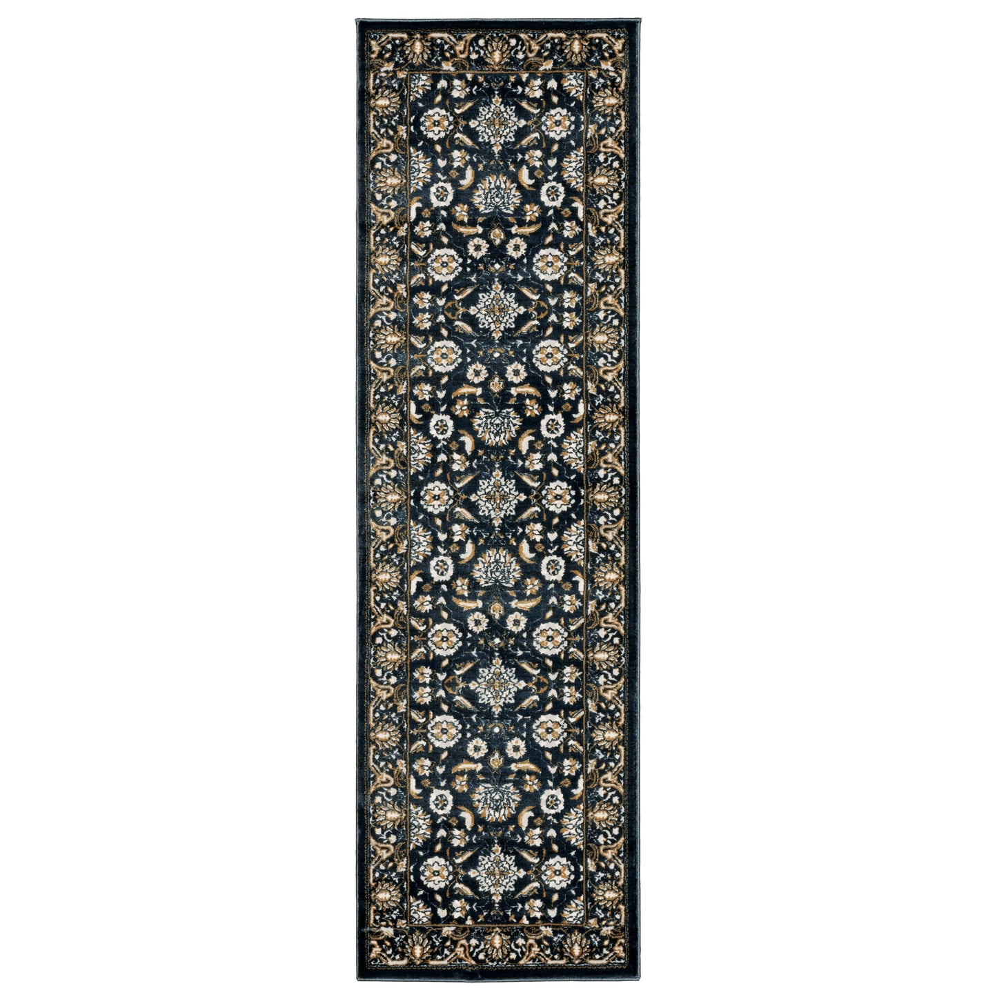 BOWEN 534L2 Navy Rug - ORIENTAL WEAVERS