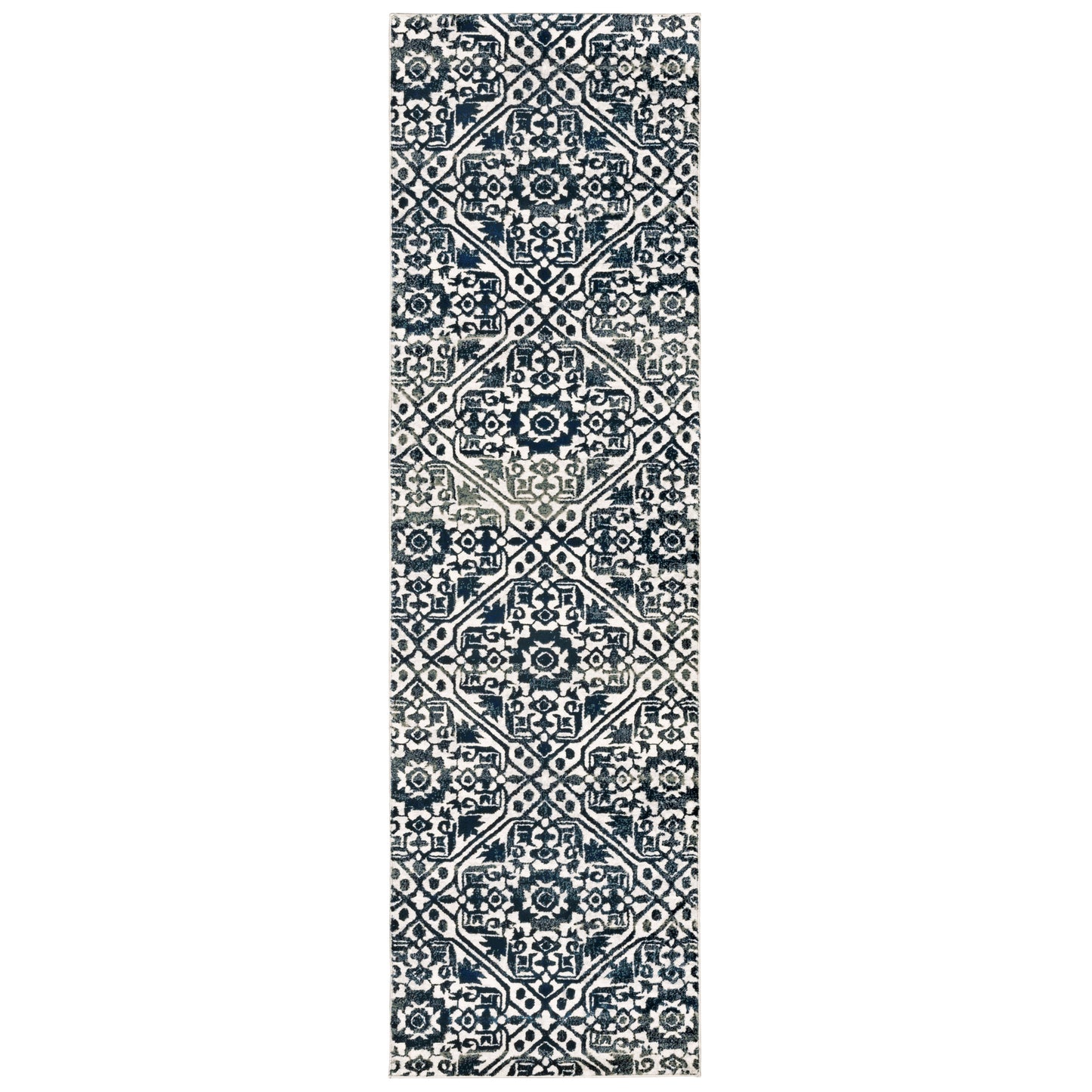 BOWEN 5506E Navy Rug - ORIENTAL WEAVERS