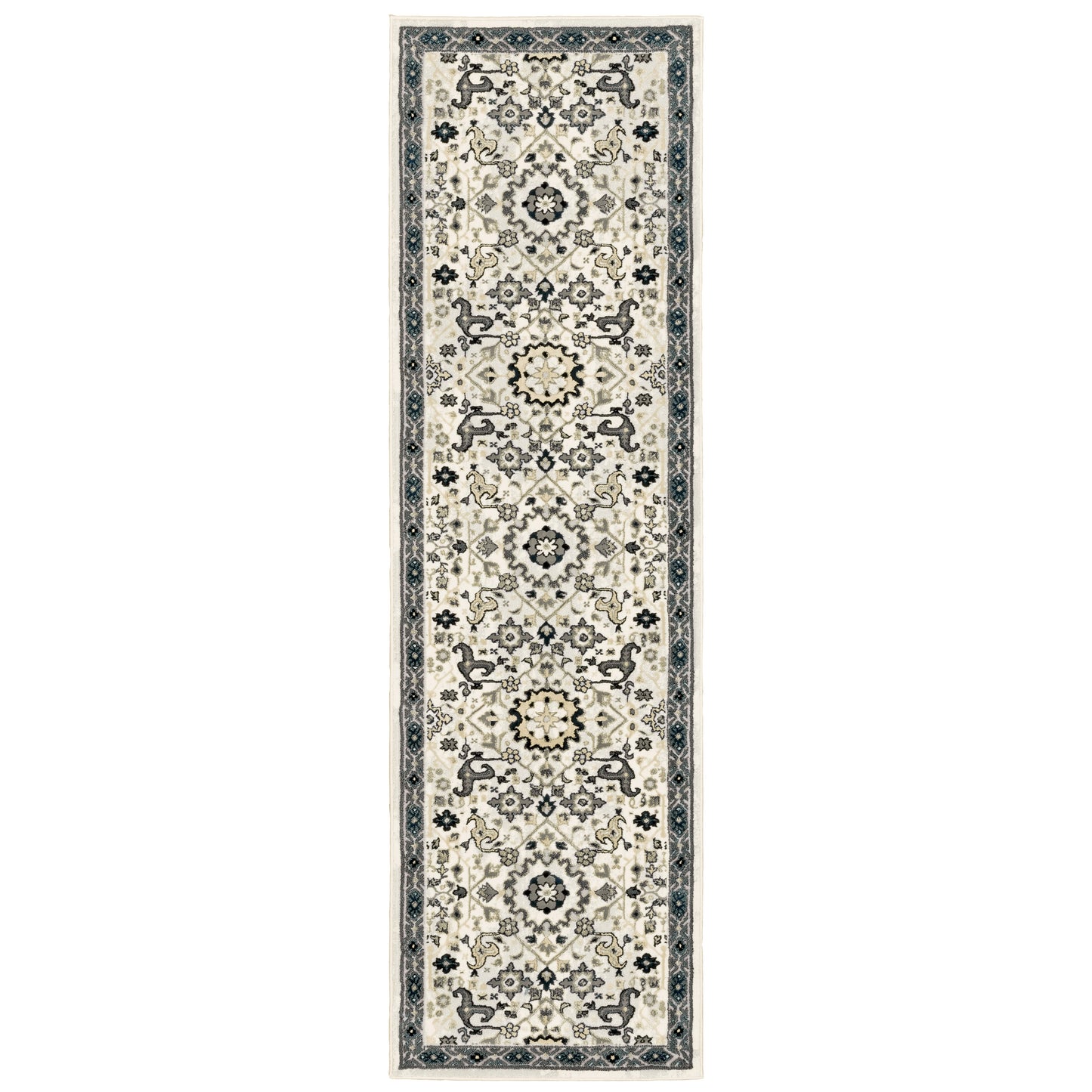 BOWEN 073J2 Ivory Rug - ORIENTAL WEAVERS