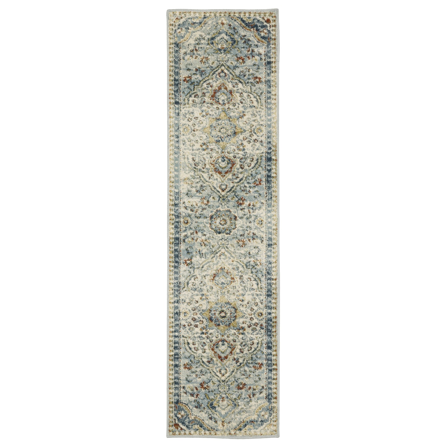 BRANSON BR01A Blue Rug - ORIENTAL WEAVERS