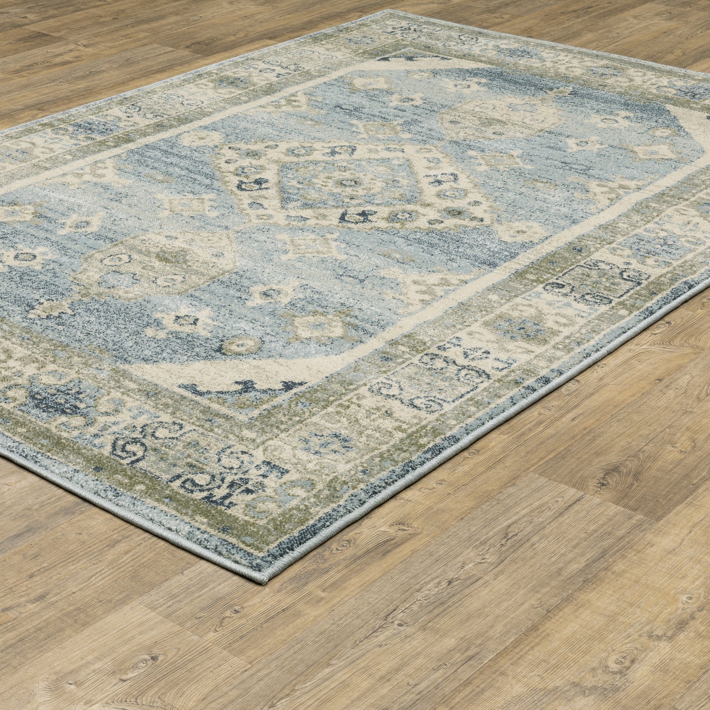 BRANSON BR03A Blue Rug - ORIENTAL WEAVERS