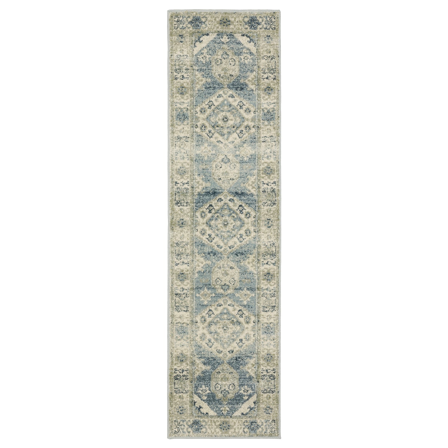 BRANSON BR03A Blue Rug - ORIENTAL WEAVERS