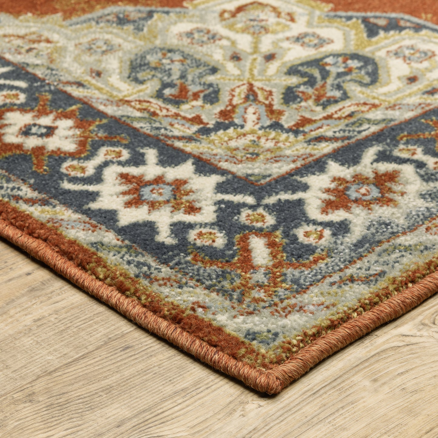 BRANSON BR04A Rust Rug - ORIENTAL WEAVERS
