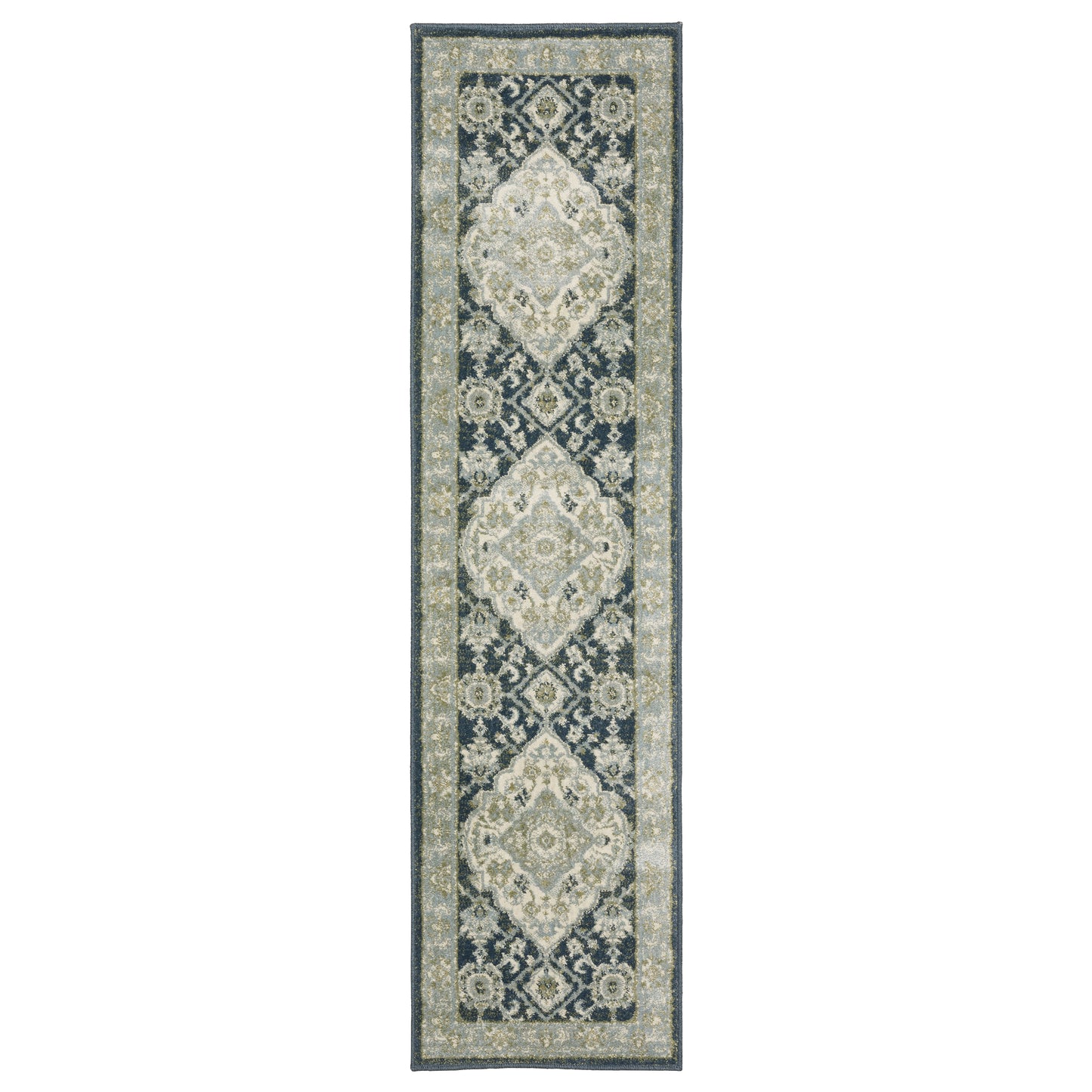 BRANSON BR05A Blue Rug - ORIENTAL WEAVERS