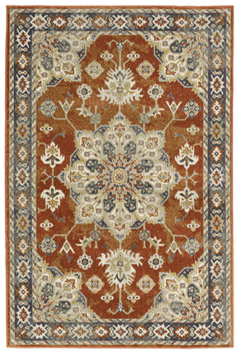 BRANSON BR04A Rust Rug - ORIENTAL WEAVERS