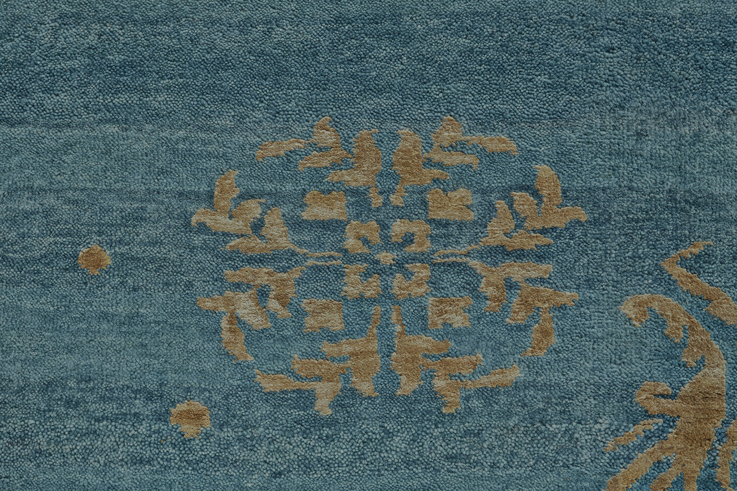 Qing Transitional/Casual Stripes/Oriental Blue/Green/Tan - Feizy Rug