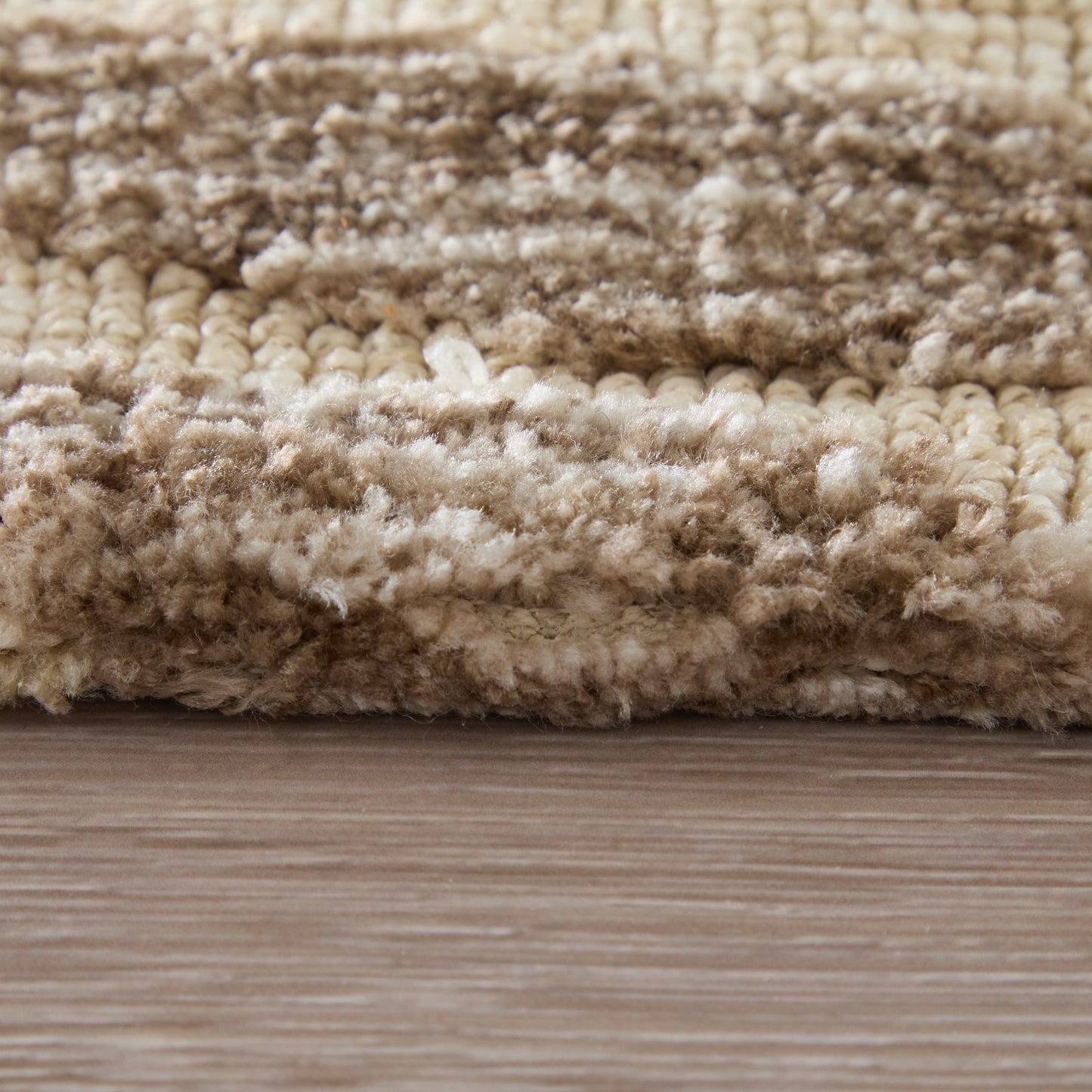 Colton Modern/Bohemian & Eclectic Animal Print/Chevron Taupe/Tan - Feizy Rug