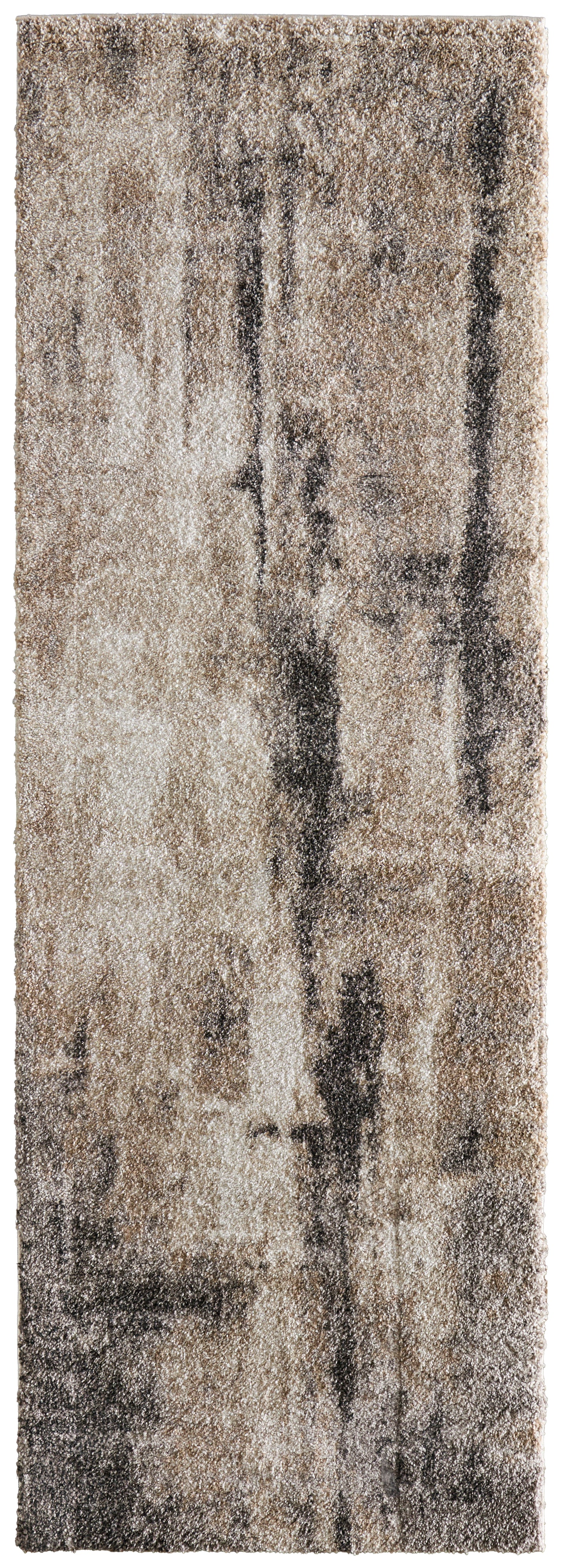 Richmond Modern/Industrial Abstract/Distressed Tan/Gray - Feizy Rug