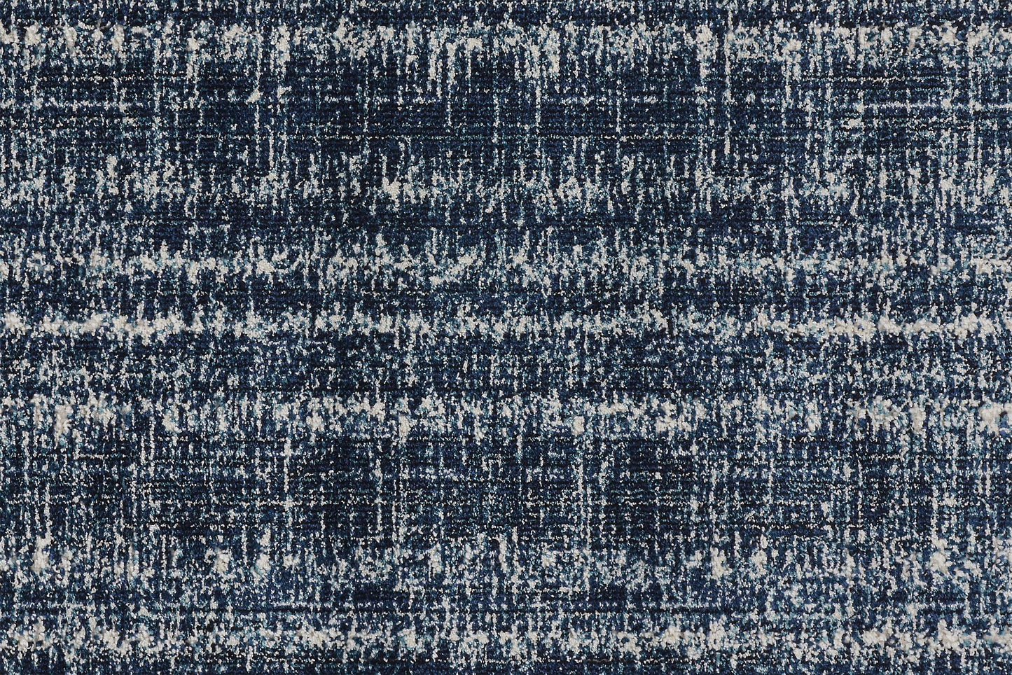 Remmy Transitional/Casual/Farmhouse Solid/Stripes Blue/Ivory - Feizy Rug