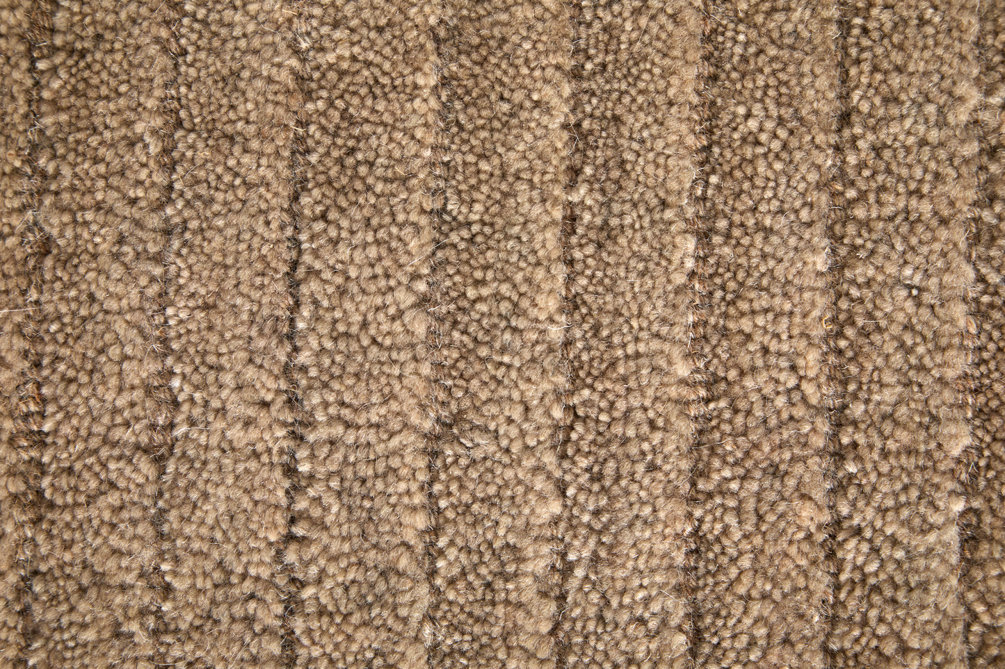 Cornerstone Modern/Casual Solid/Stripes Tan - Feizy Rug