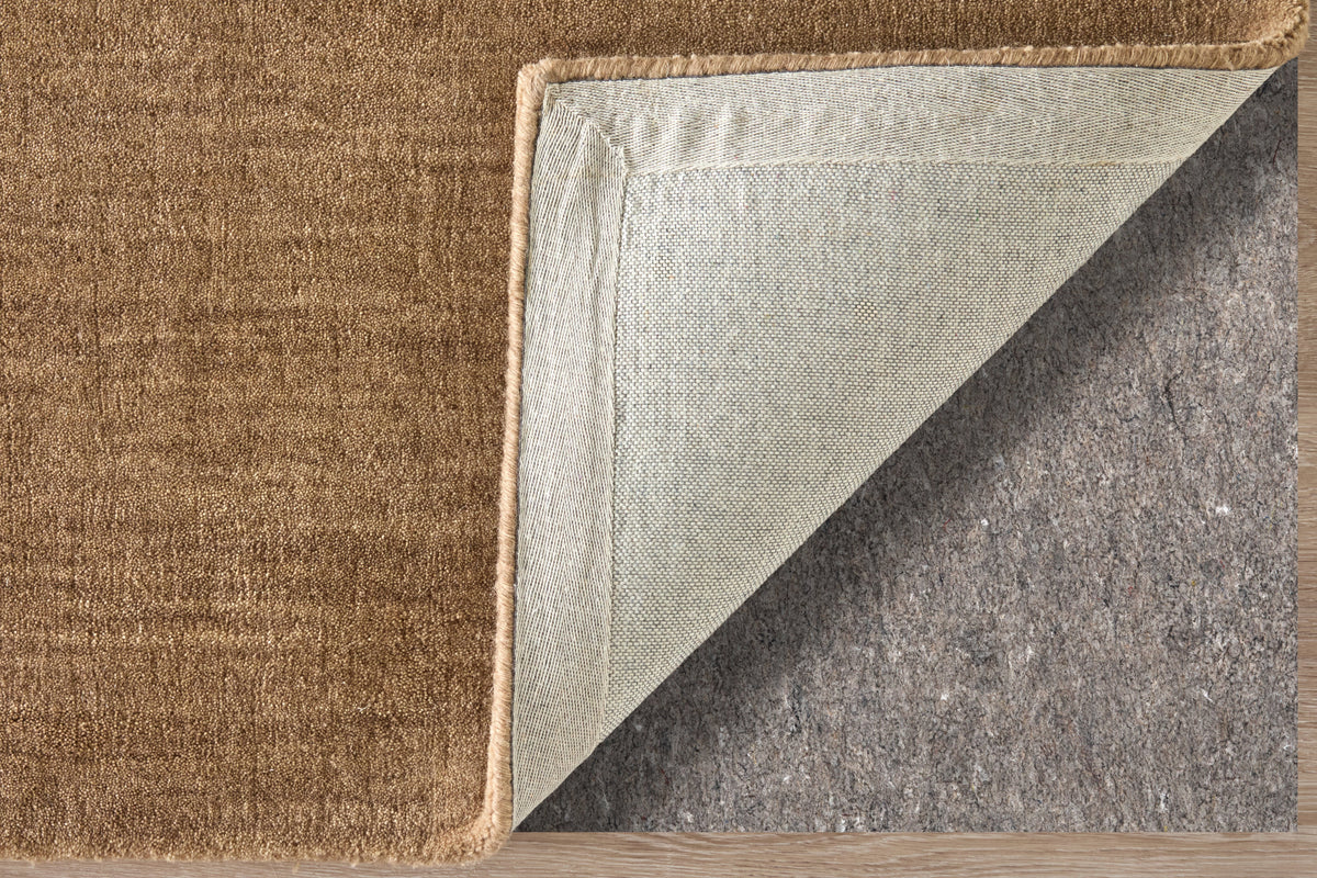 Luna Modern/Casual Solid Tan/Brown - Feizy Rug