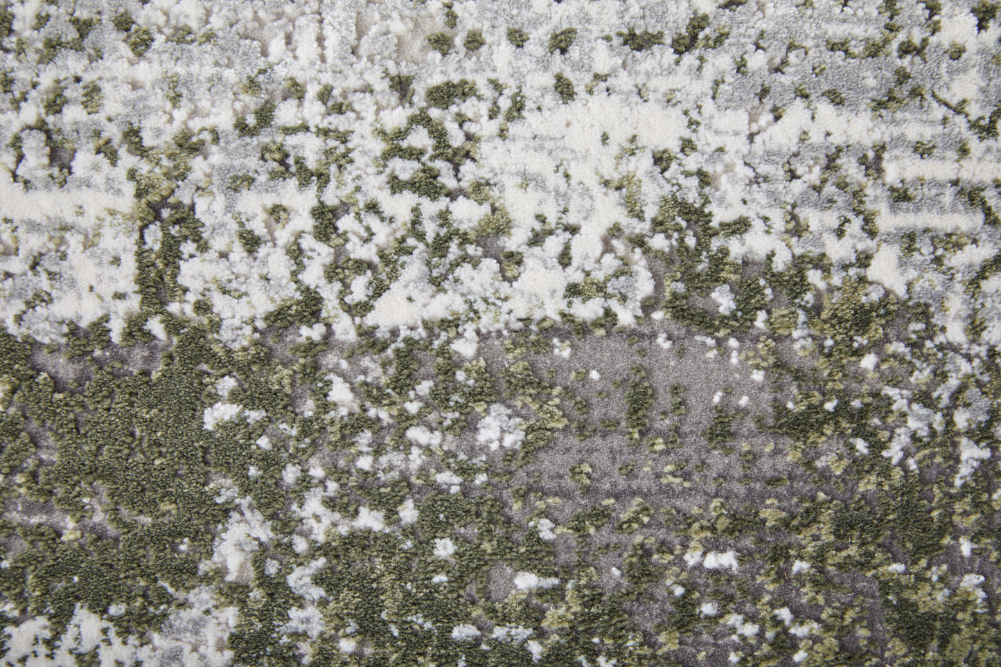 Cadiz Modern/Industrial/Global Gray/Green/Silver Accent Rug