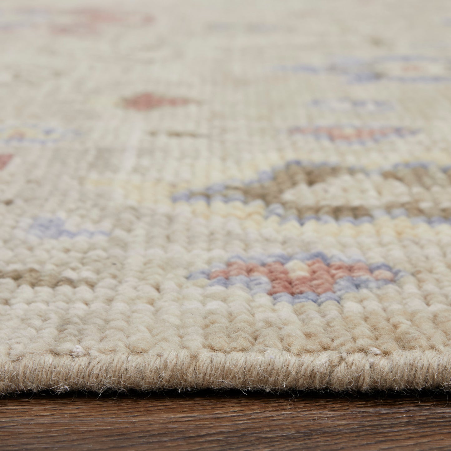 Fillmore Transitional/Bohemian & Eclectic/Craftsman Floral & Botanical/Bordered Brown/Tan/Blue - Feizy Rug