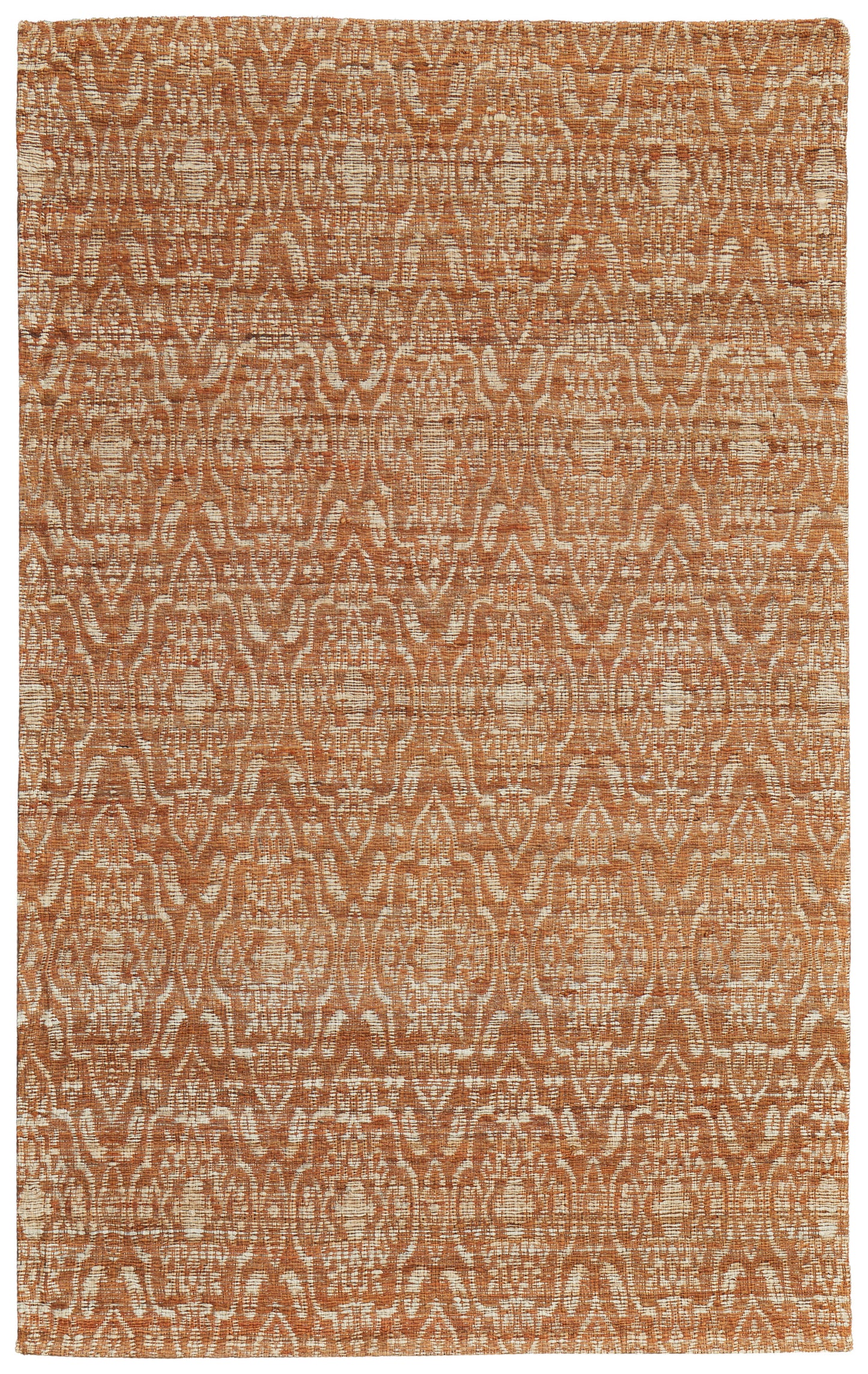 Lilliana Transitional/Farmhouse Geometric/Diamond Orange/Tan - Feizy Rug