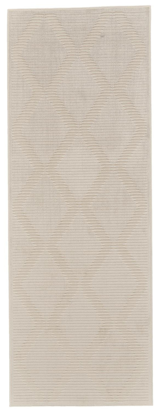 Prasad Modern/Global Ivory/Tan Runner  Feizy Rugs Small Parcel,Feizy Rugs,Prasad,Ivory/Tan,2'10" x 7'10",Runner,Polypropylene/Polyester,Modern/Global,Turkey