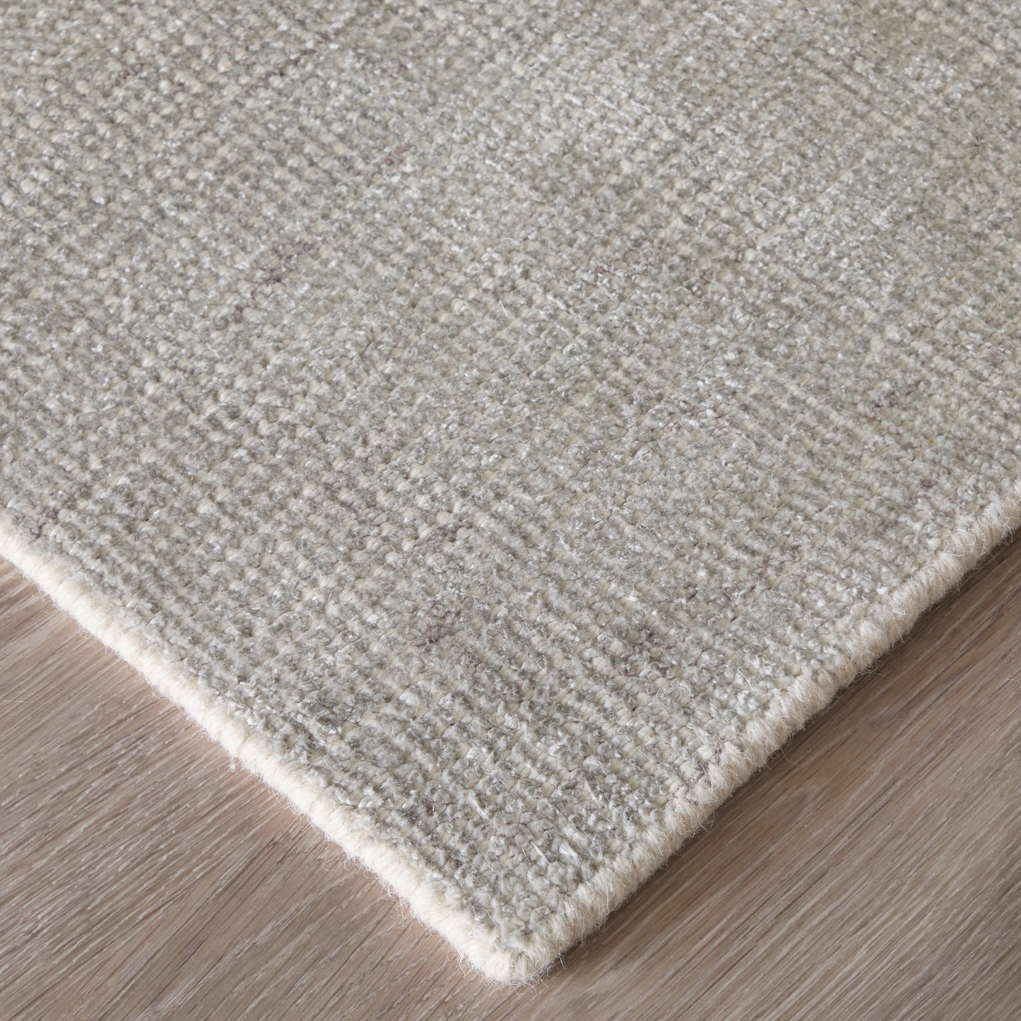 Fleetwood Modern/Casual Solid Gray - Feizy Rug