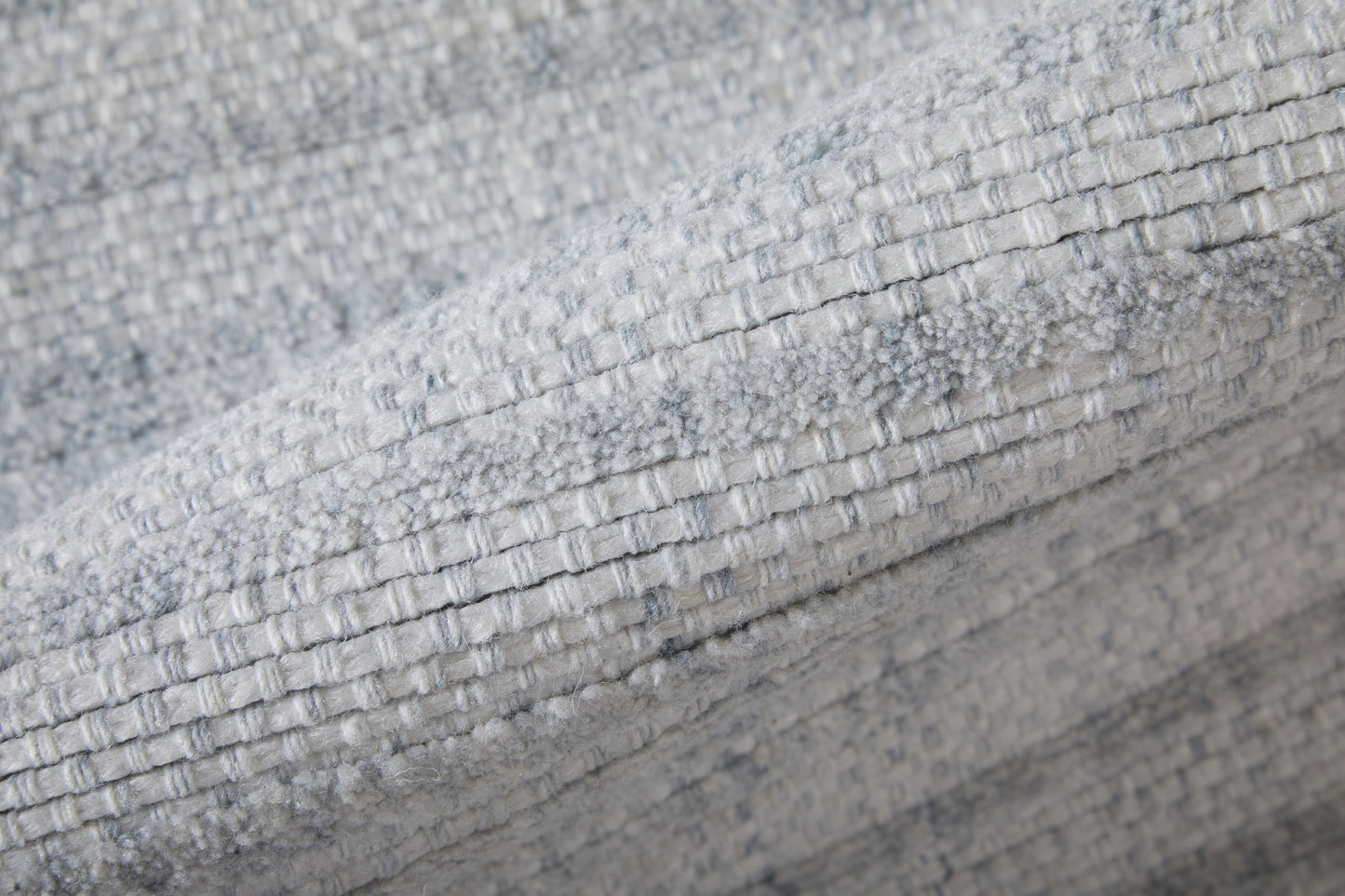 Highview Modern/Casual Stripes/Solid Ivory/Blue - Feizy Rug