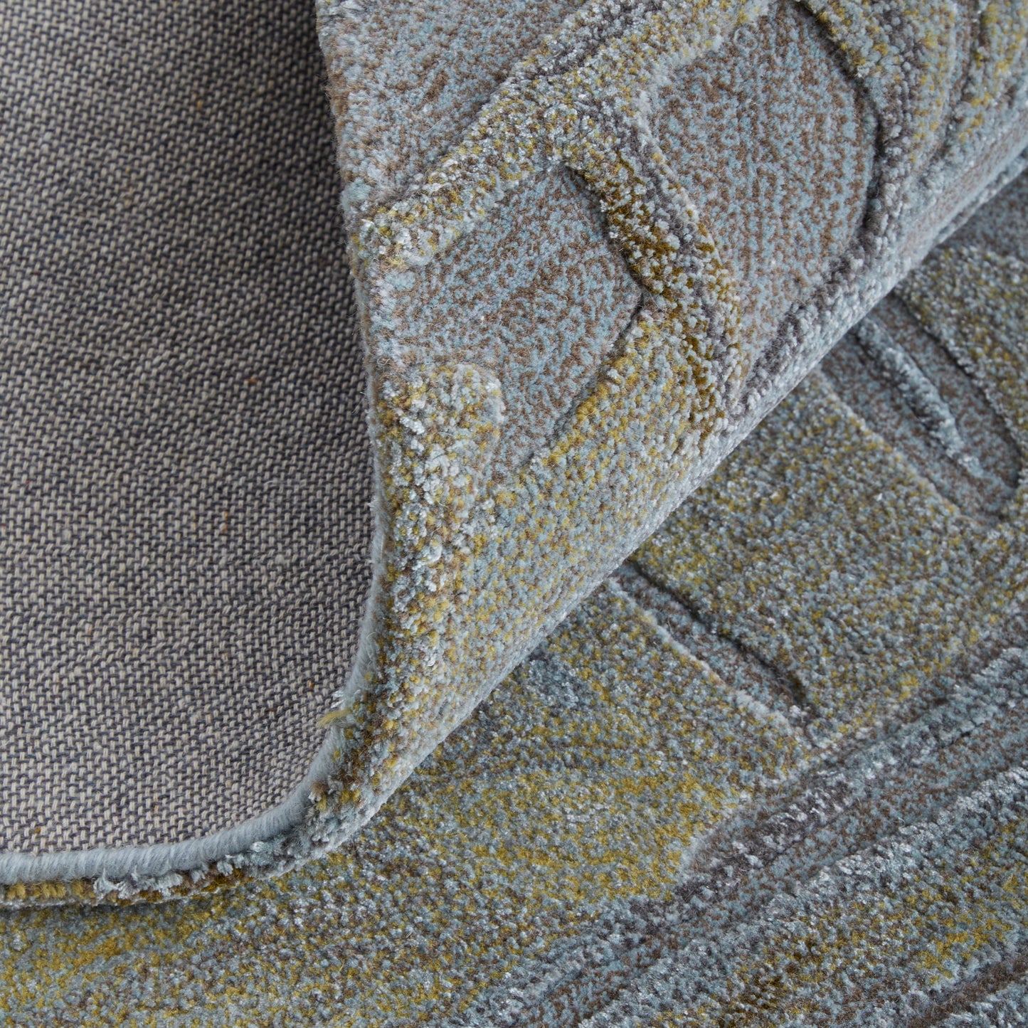 Kawai Modern/Bohemian & Eclectic/Nautical & Coastal Blue/Green/Gray Accent Rug