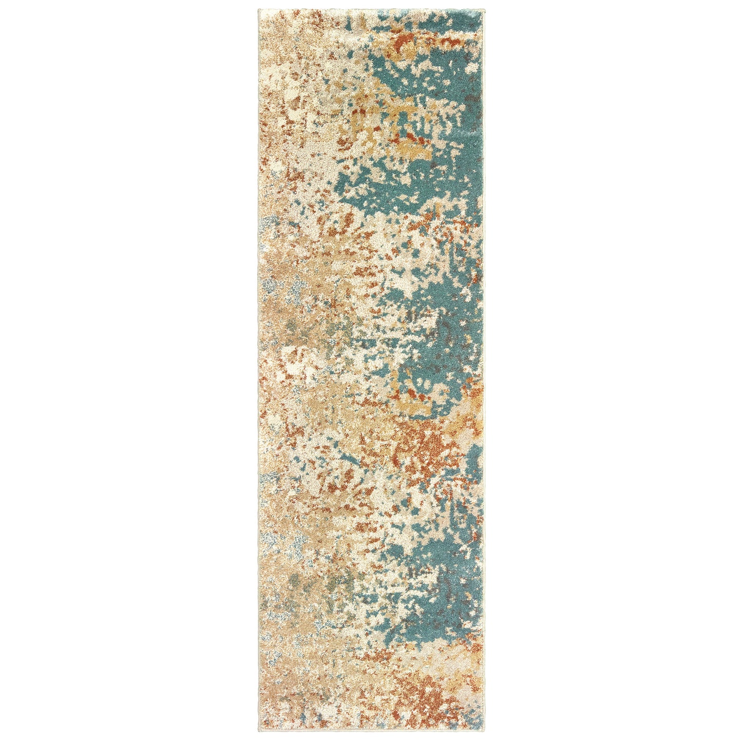 CARSON 9654B Blue Rug - ORIENTAL WEAVERS