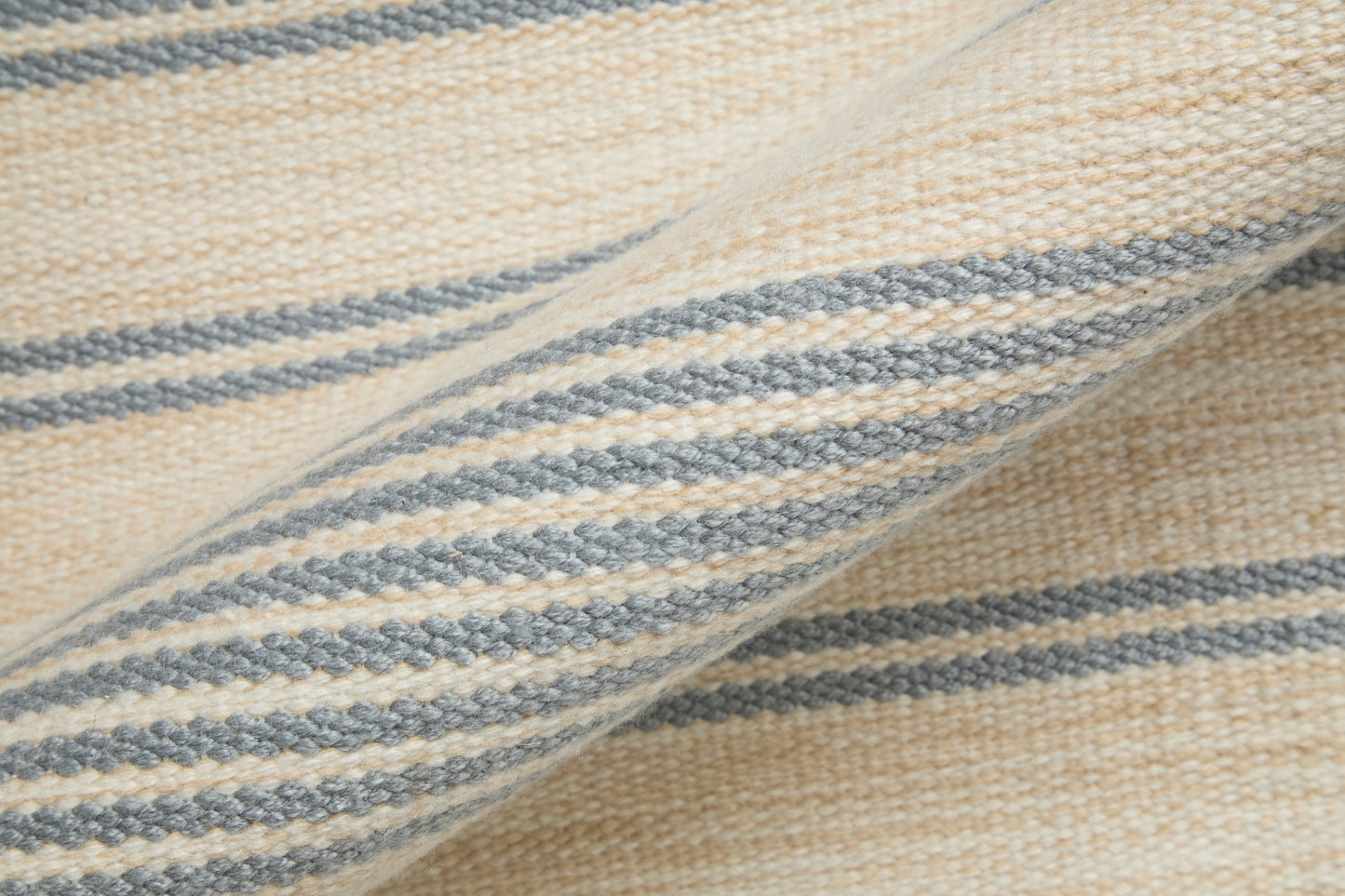 Duprine Transitional/Casual/Nautical & Coastal Stripes/Geometric Blue/Ivory/Tan - Feizy Rug