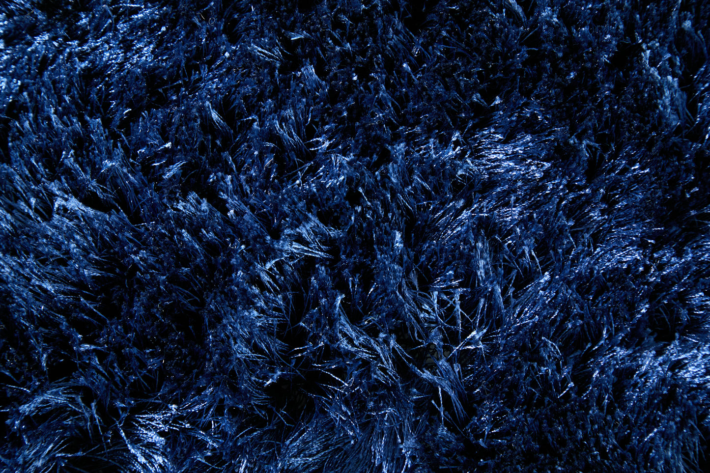 Indochine Modern/Luxury & Glam/Casual Solid Blue/Black - Feizy Rug