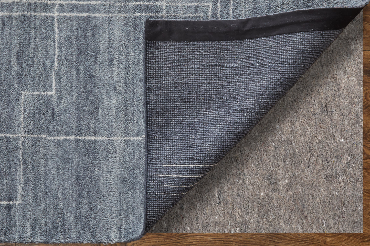 Agape Modern/Bohemian & Eclectic Abstract/Geometric/Distressed Gray/Ivory - Feizy Rug
